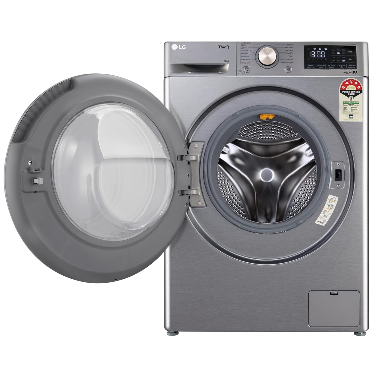 LG FHP1410Z7P 10 Kg 5 Star Ai Direct Drive Wi-Fi Inverter Fully Front Load Automatic Front-Loading Washing Machine Mahajan Electronics Online