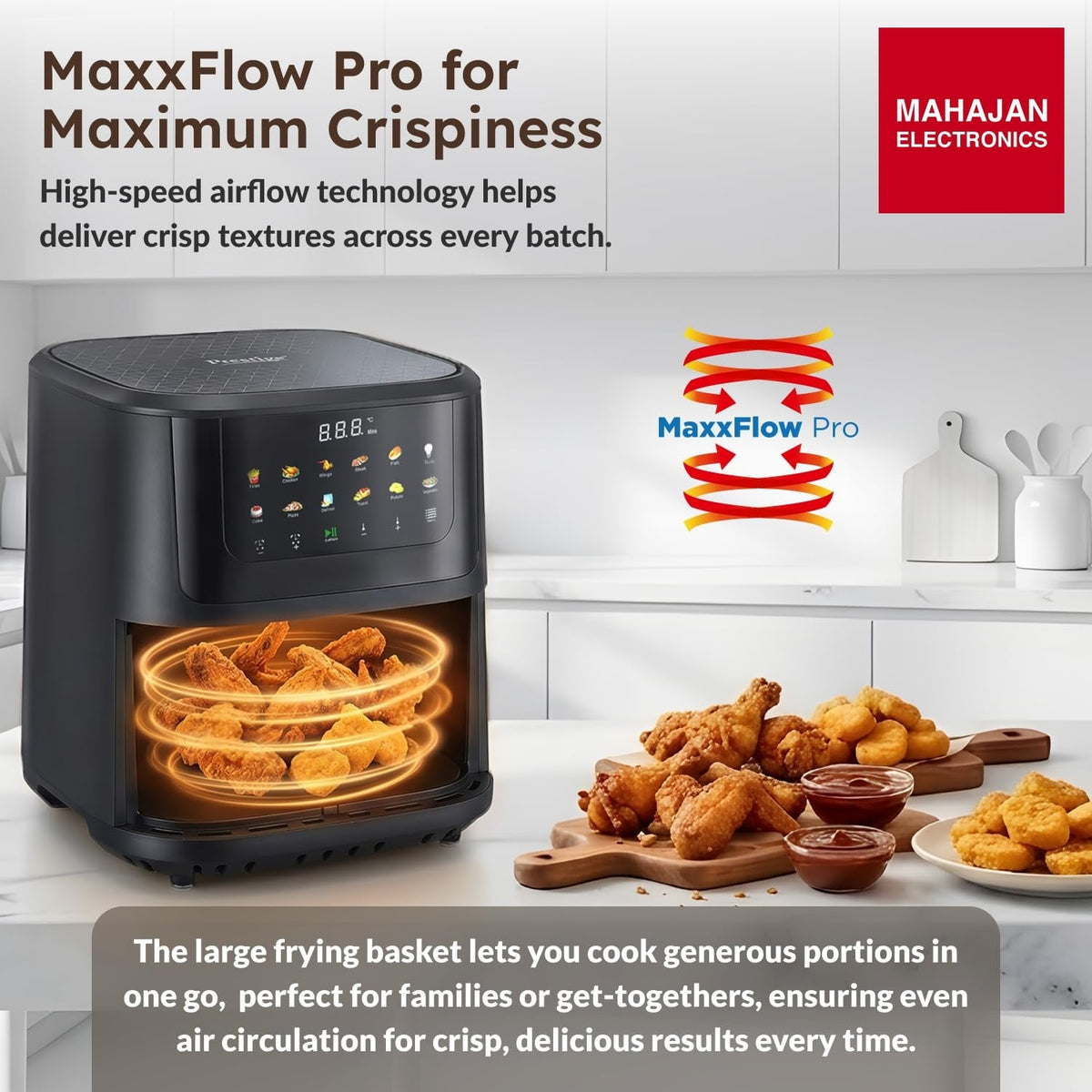 Prestige Crystachef 5.5 L Air Fryer – Mahajan Electronics Online.