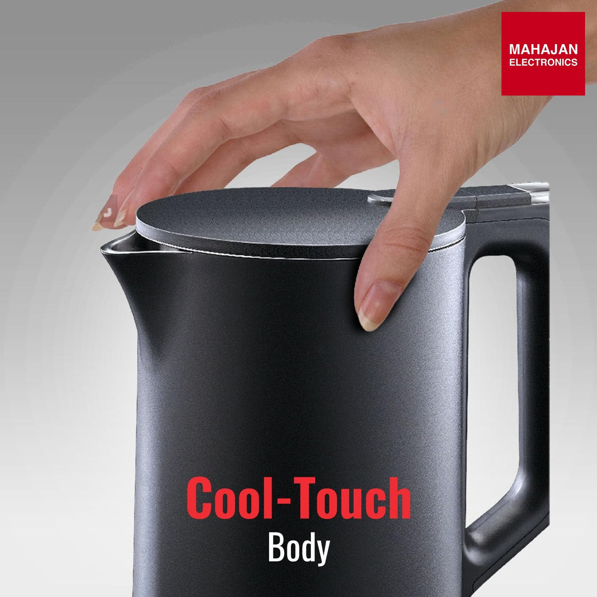Sujata 1500 W Electric Kettle EK01 Black 1.5 Litre | Strix Controller | Cool Touch | 3 Way Auto Shut Off | Stainless Steel | 360 Degree base – Mahajan Electronics Online.