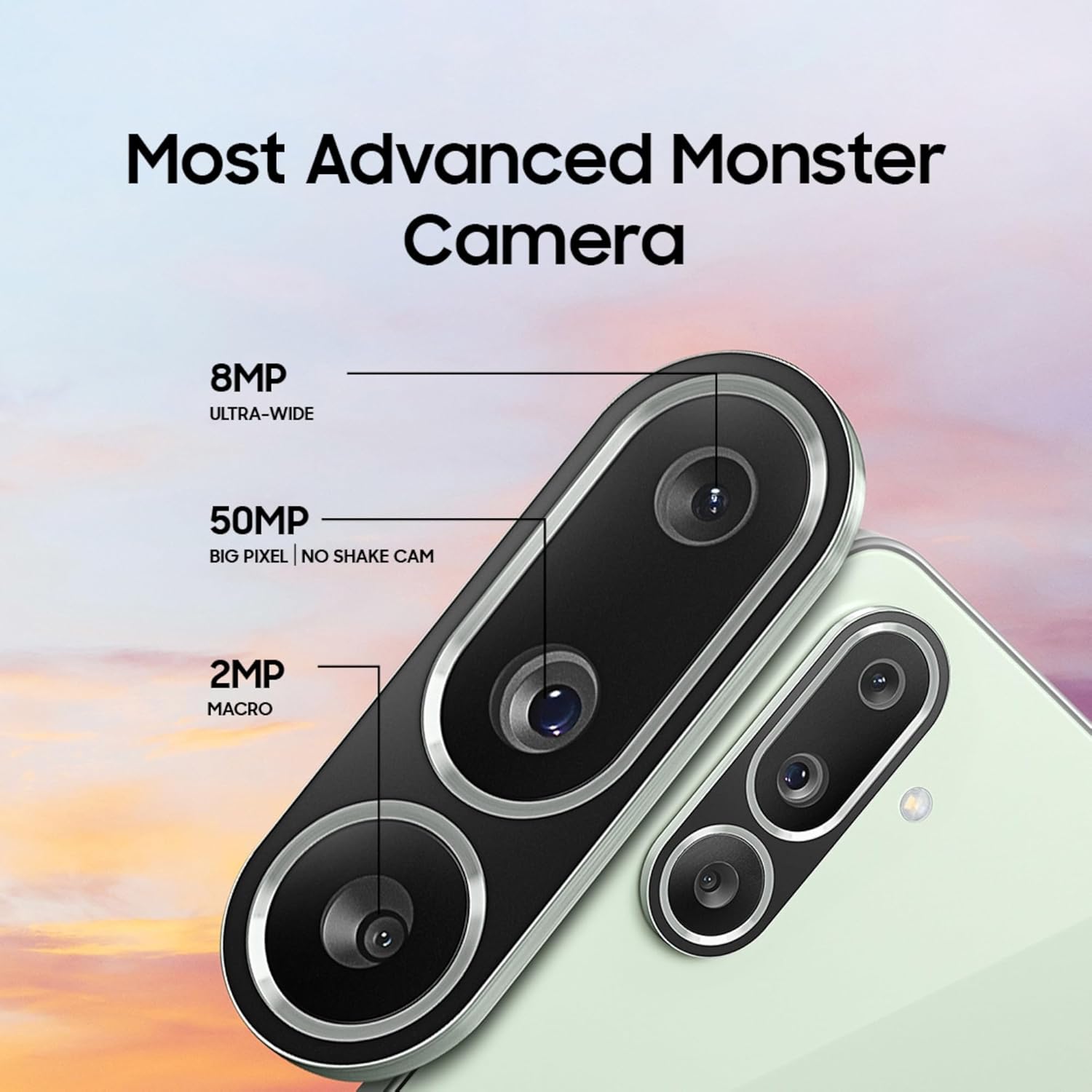 Samsung Galaxy M56 5G (Light Green, 8 GB RAM, 128 GB Storage) | Slimmest Phone in the Segment | Gorilla Glass Victus+ Mahajan Electronics Online