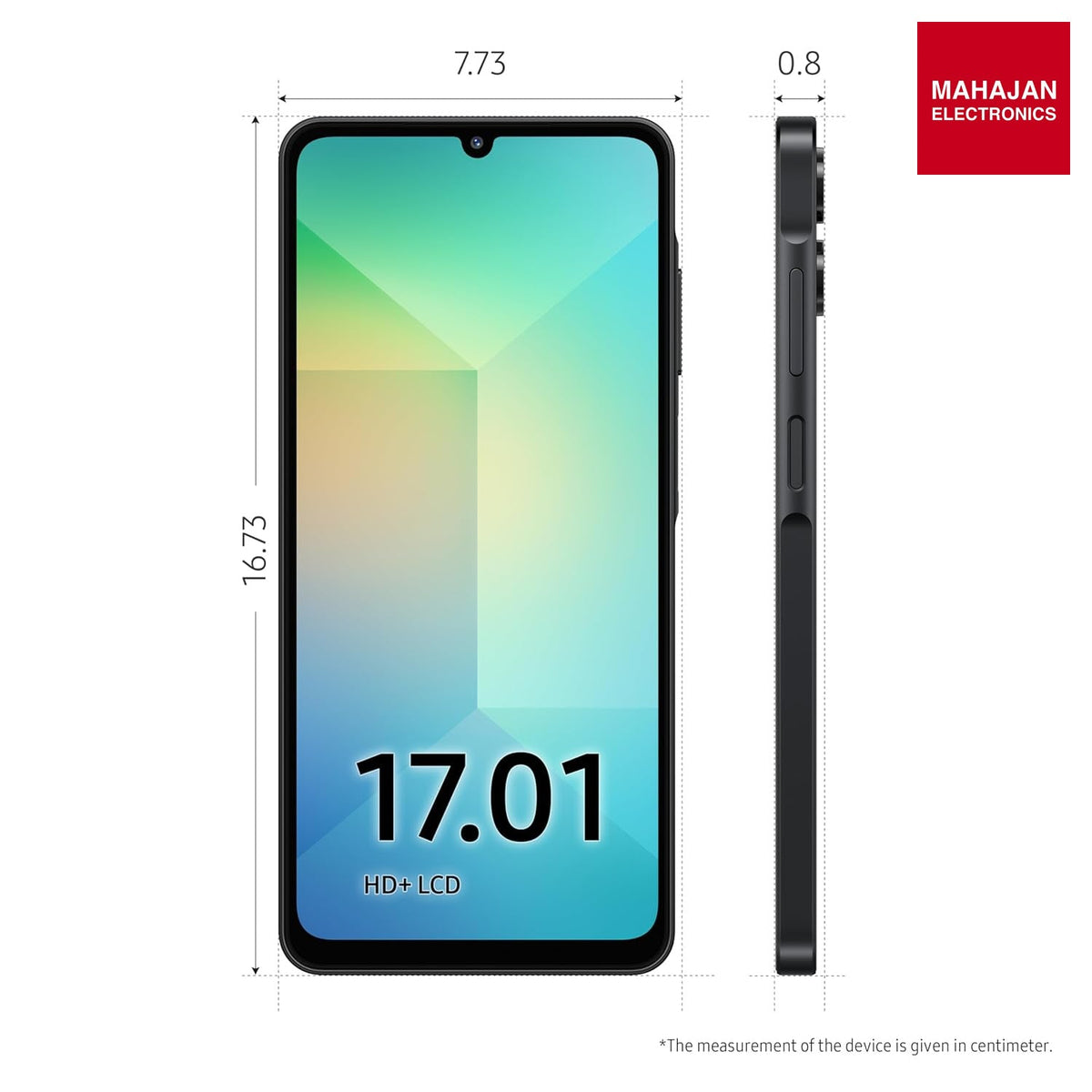 Samsung Galaxy A06 5G (Black, 6GB RAM, 128GB Storage)| True 5G with 12 5G Bands | 50MP Dual Camera | 4 Gen Updates | IP54 | Voice Focus | Without Adapter – Mahajan Electronics Online.
