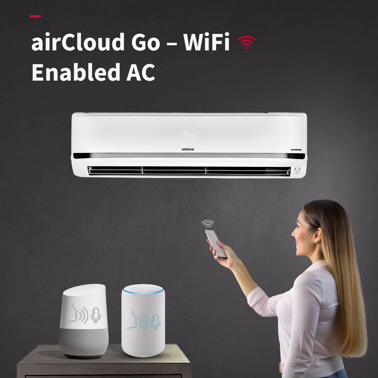 Hitachi RAS.Y518PCAISL2 1.5 Ton Class 5 Star, Heavy Duty, Wifi-enabled, ice Clean Mahajan Electronics Online