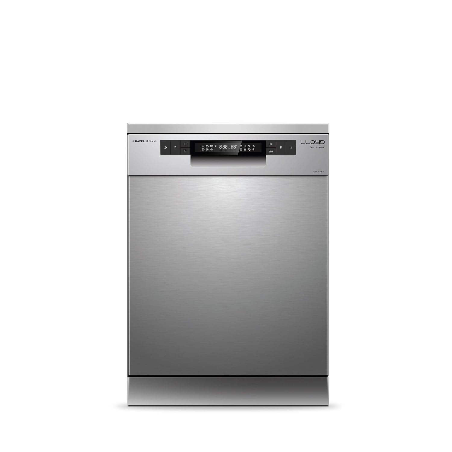 Lloyd LDWF15PSA1TS Puro Hygiene+ with Auto Open Dry (15 Place Settings, 99% Germs Free with Sparkle Clean Technology, Infinity Drawer, Super Silent, Silver) Mahajan electronics online