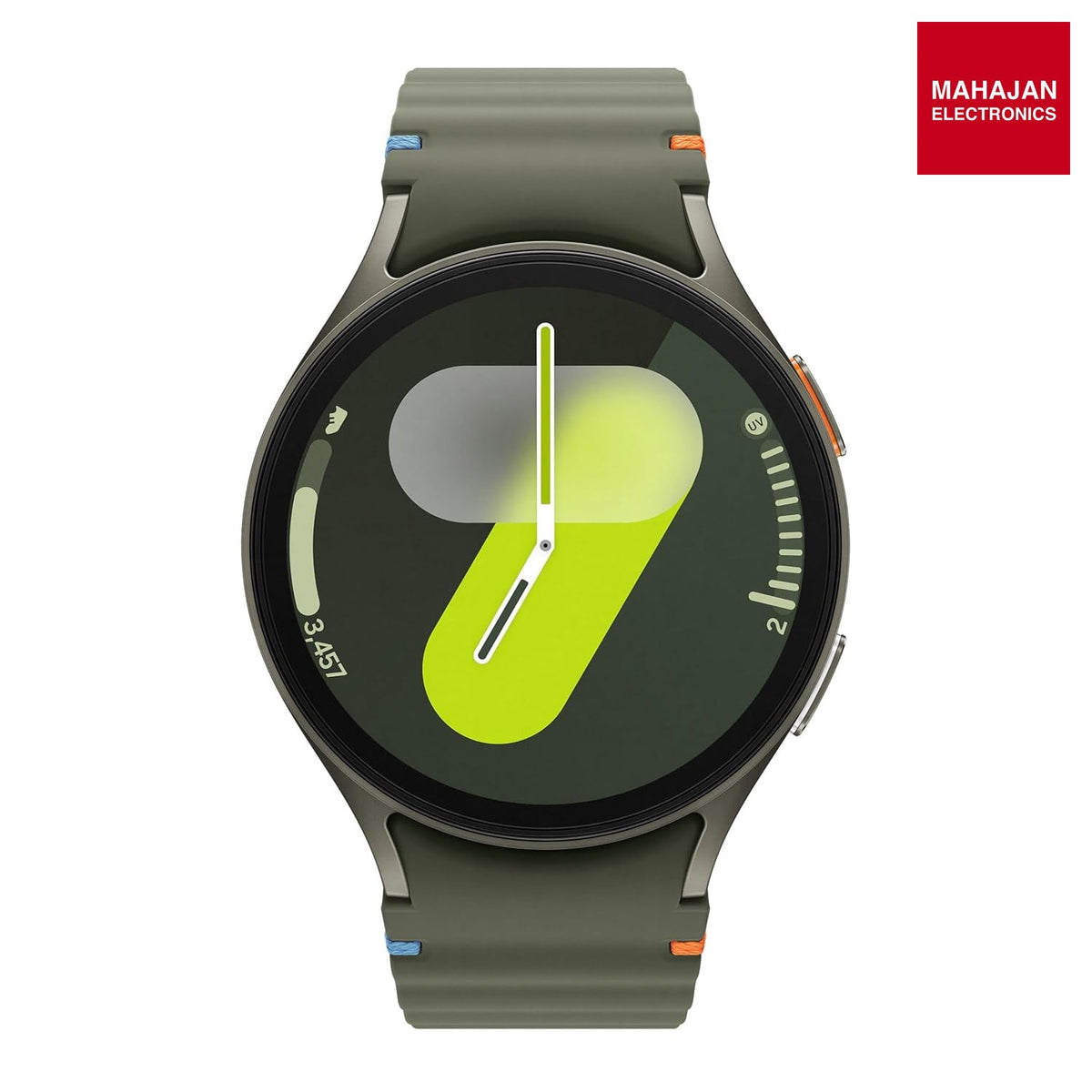 Samsung Galaxy Watch 7 (44mm, Green, BT+LTE) with 3nm Processor | Dual GPS | Sapphire Glass & Armour Aluminum | 5ATM & IP68 | HR, SpO2, BP & ECG Monitor DEMO UNIT – Mahajan Electronics Online.