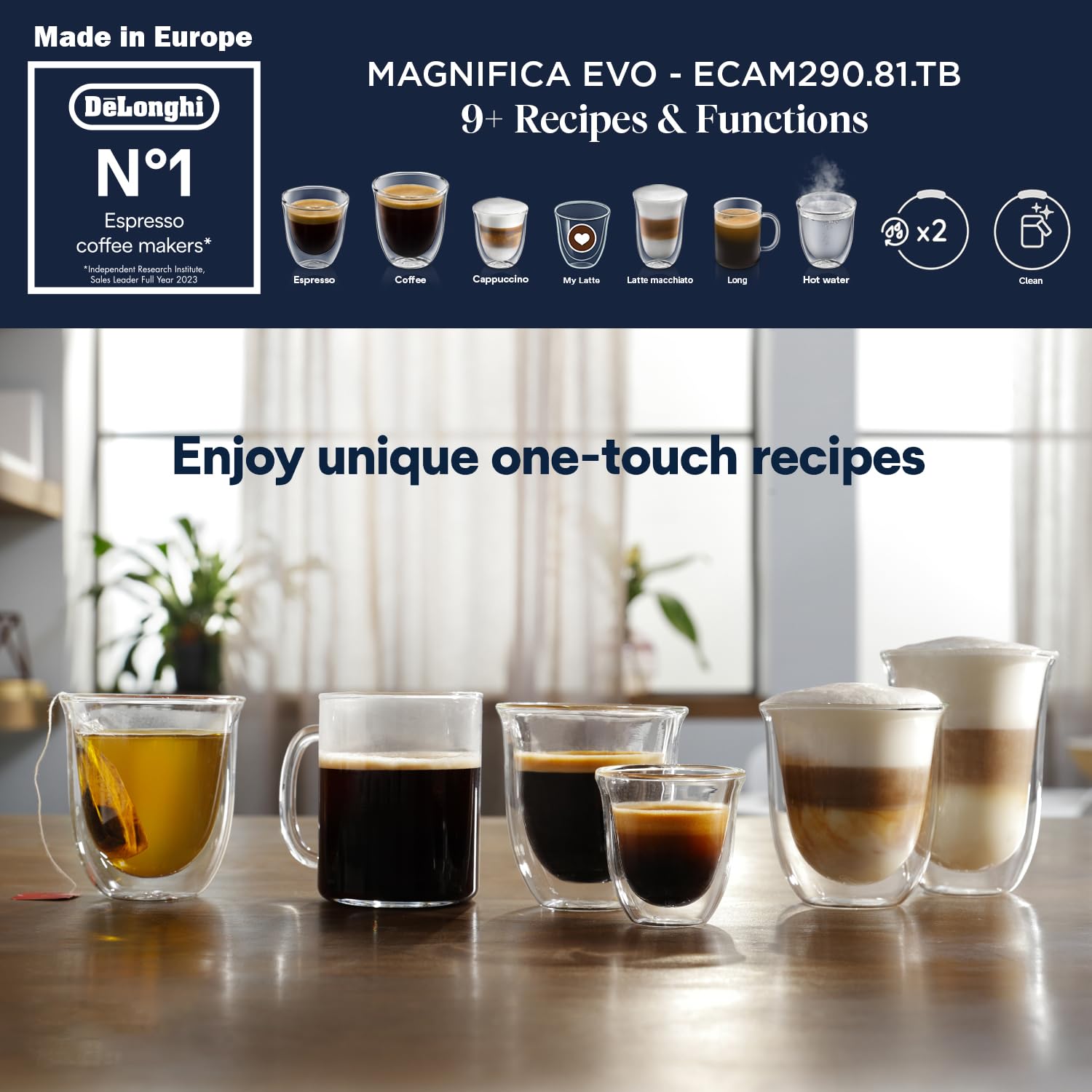 Delonghi Ecam290.81 - Magnifica Evo|Bean To Cup Fully Automatic Coffee Machine Mahajan Electronics  Online