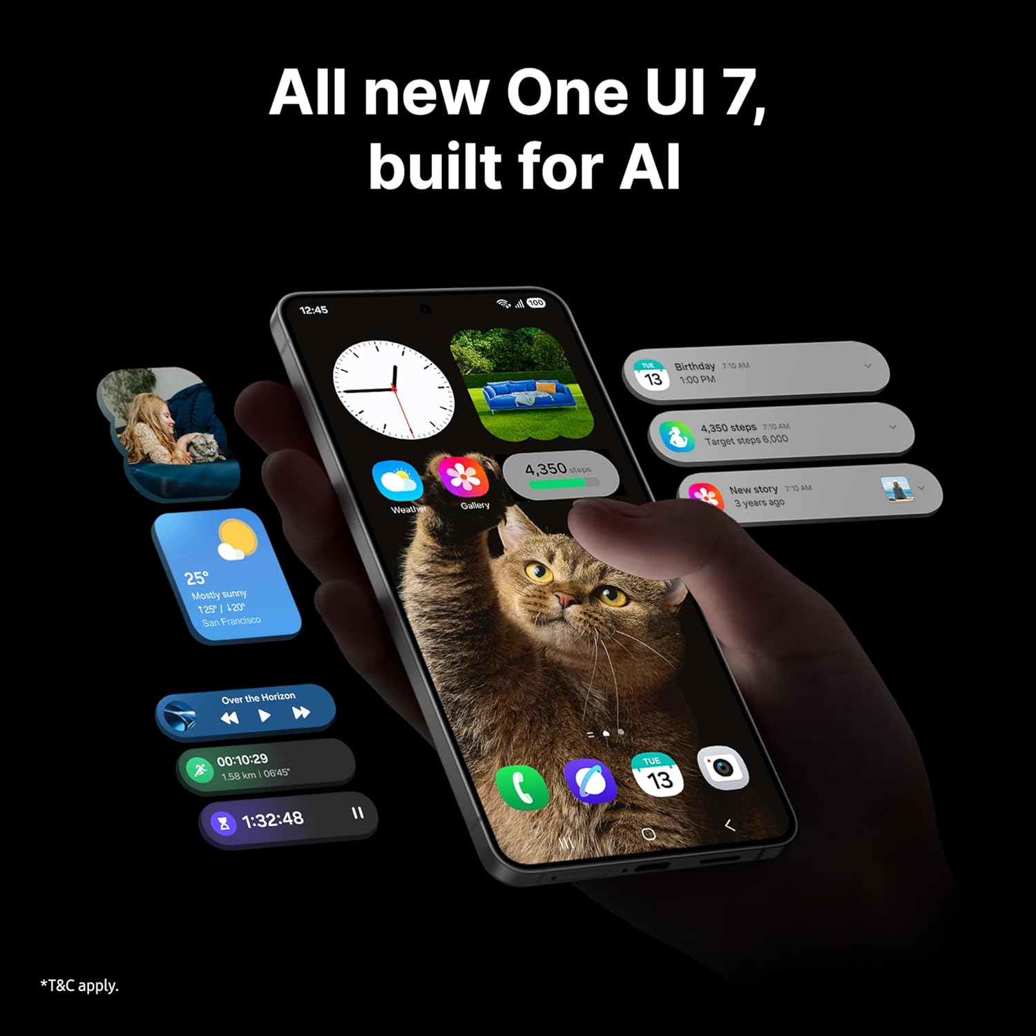 Samsung Galaxy S25 Edge 5G AI Smartphone (Titanium Silver, 12GB RAM, 512GB Storage) | Precision Built with Titanium | Ultra-Sleek and Premium with a 200 MP Camera | Snapdragon 8 Elite for Galaxy Mahajan Electronics Online