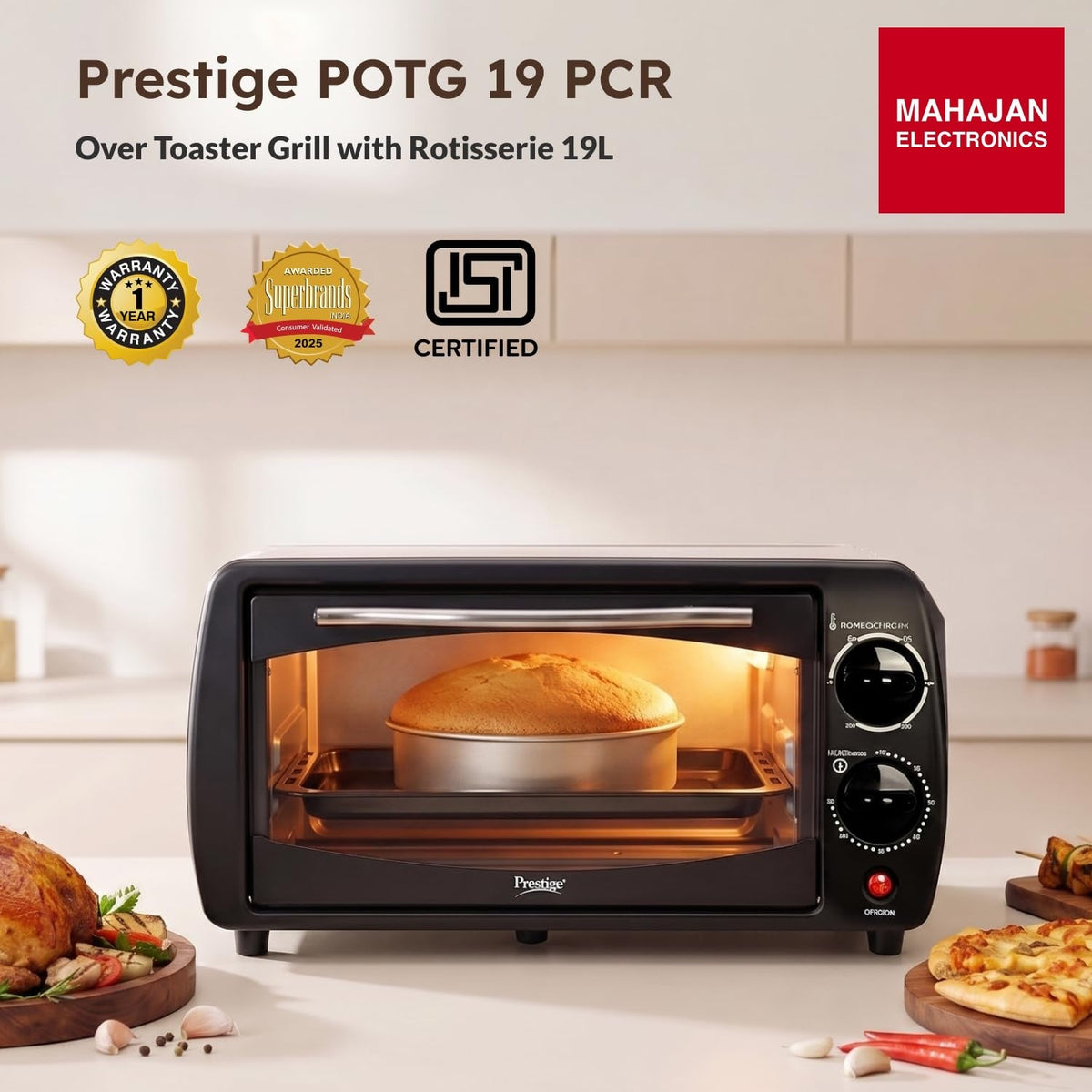 Prestige POTG 9 PC 9 L Oven Toaster Griller – Mahajan Electronics Online.