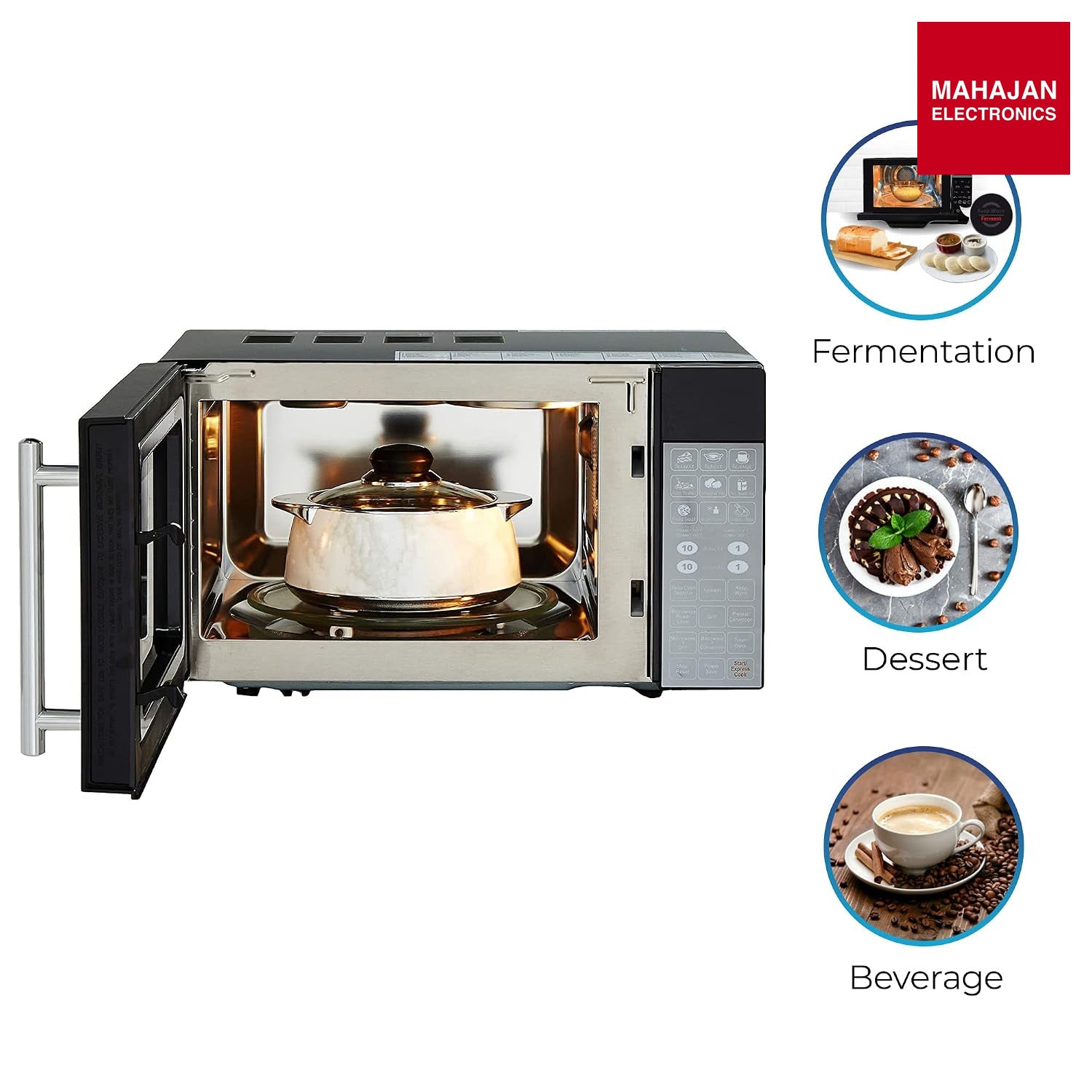 IFB 20BC4 20 L Convection Microwave Oven | Black | 71 Auto Menus | Grill & Baking IFB online mahajan – Mahajan Electronics Online.
