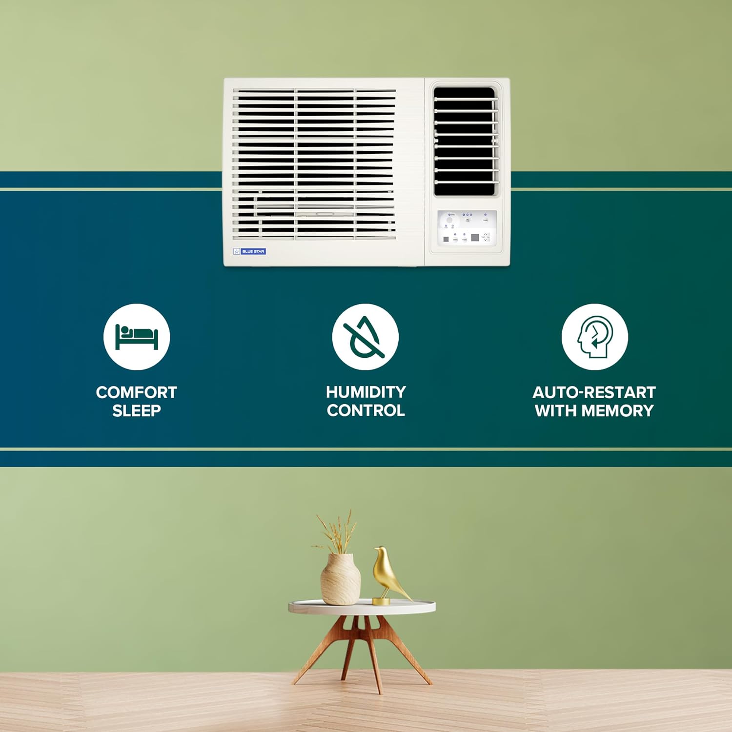 Blue Star WFE312L 1 Ton 3 Star Fixed Speed Window AC (Copper Mahajan Electronics Online