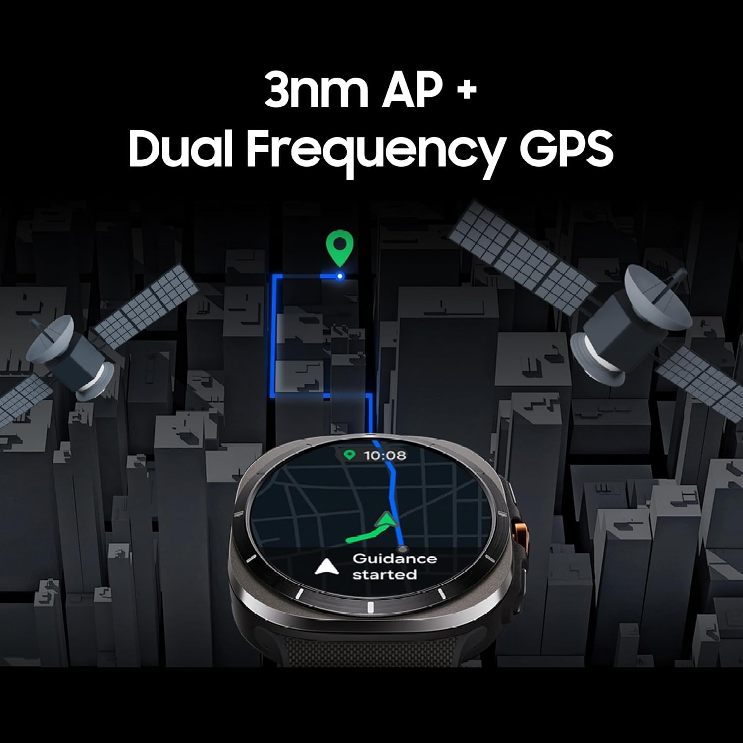 Samsung Galaxy Watch Ultra (47mm, LTE, Gray) with Upto 100h battery | 3nm Processor | Dual GPS | Quick Button/Siren Mahajan Electronics Online