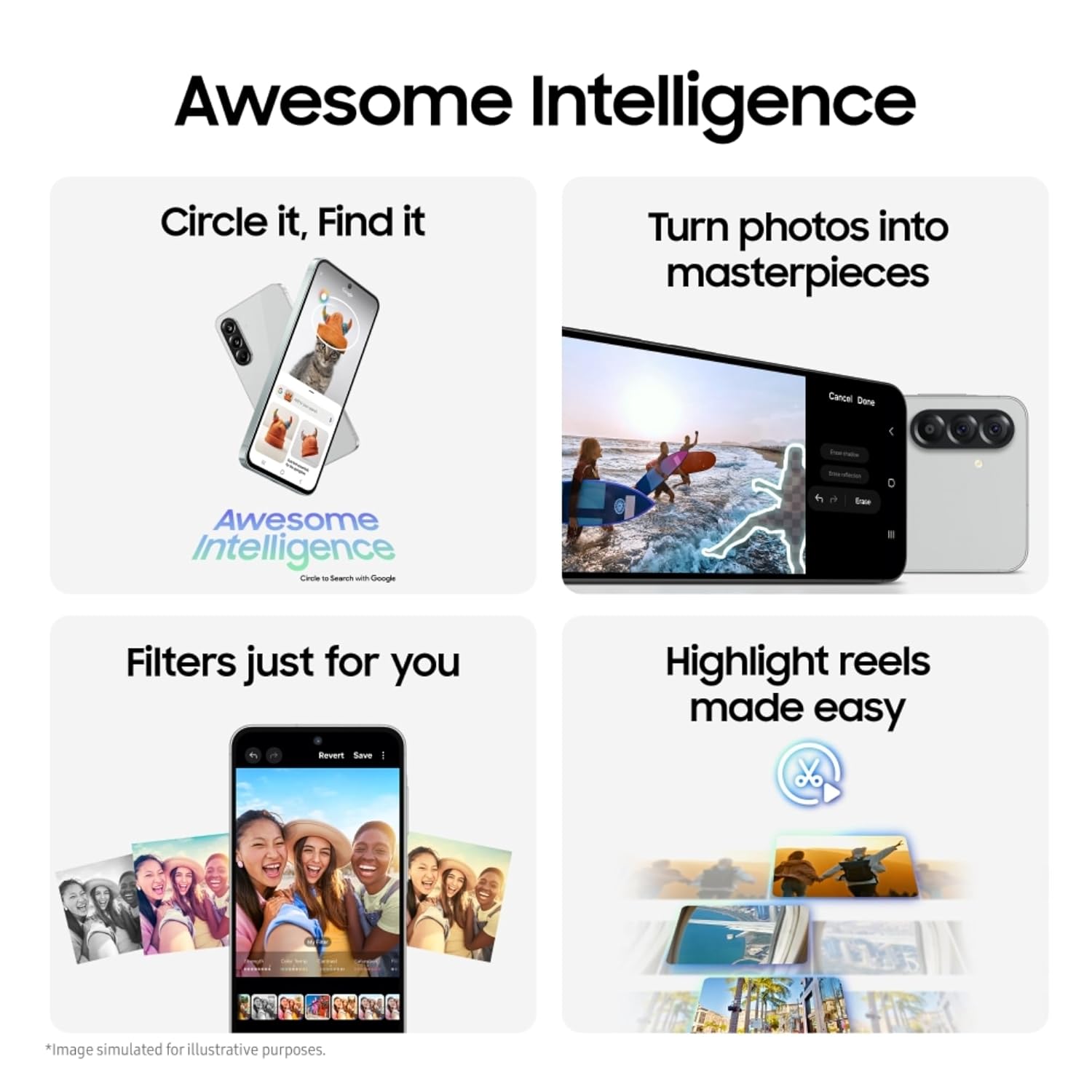 Samsung Galaxy A56 5G (Awesome Olive, 8GB, 128GB) | Awesome Intelligence: Circle to Search, Intelligent Editing Mahajan Electronics Online