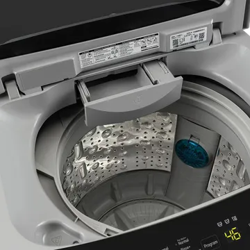 LG T75VBSF1Z 7.5 Kg Top Load Washing Machine, Smart Inverter Motor, Middle Free Silver Mahajan Electronics online