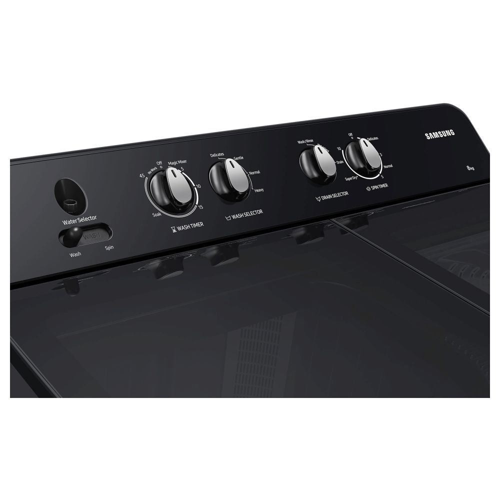 SAMSUNG 9 kg Semi Automatic Top Load Washing Machine Black, Grey (WT90B3560GB/TL) - Mahajan Electronics Online