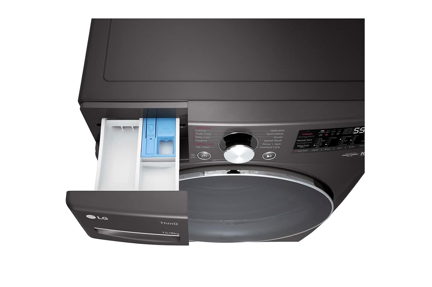 LG FHD1508STB Front Load Washer-Dryer with AI Direct Drive, Turbowash, Steam and ThinQ Mahajan Electronic Image 7