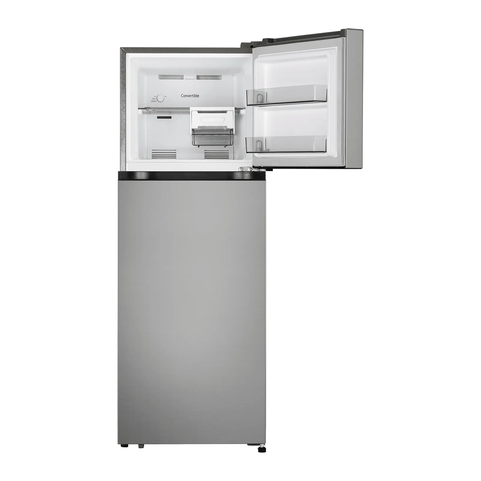 LG GLT2526XWPZ 251 Litres 2 Star Frost Free Double Door Convertible Refrigerator with Express Freeze ( Shiny Steel) (2026 Model)