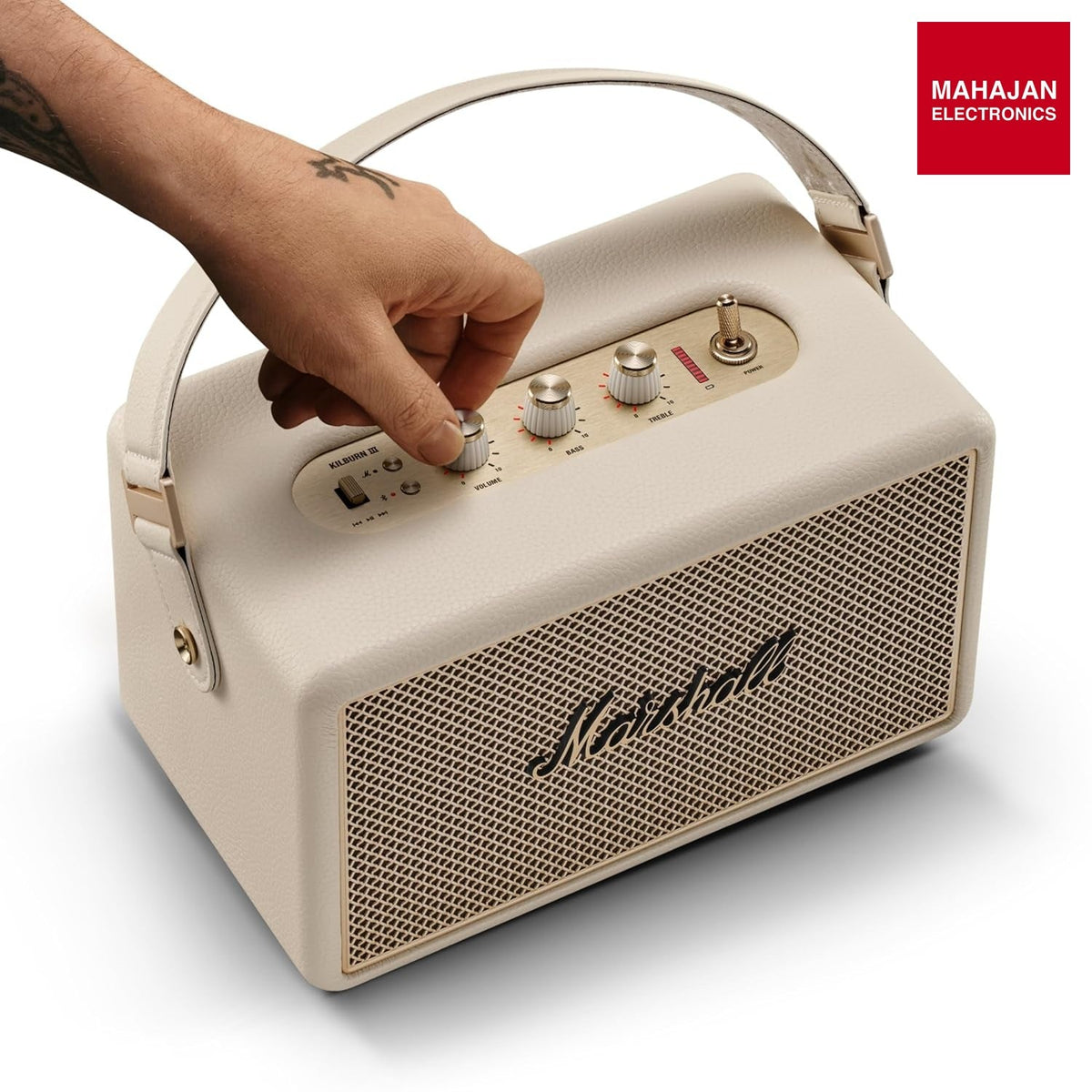 Marshall Kilburn III Portable Bluetooth Speaker with 50+ Hours of Portable Playtime, (360° Sound), Dust & – Mahajan Electronics Online.