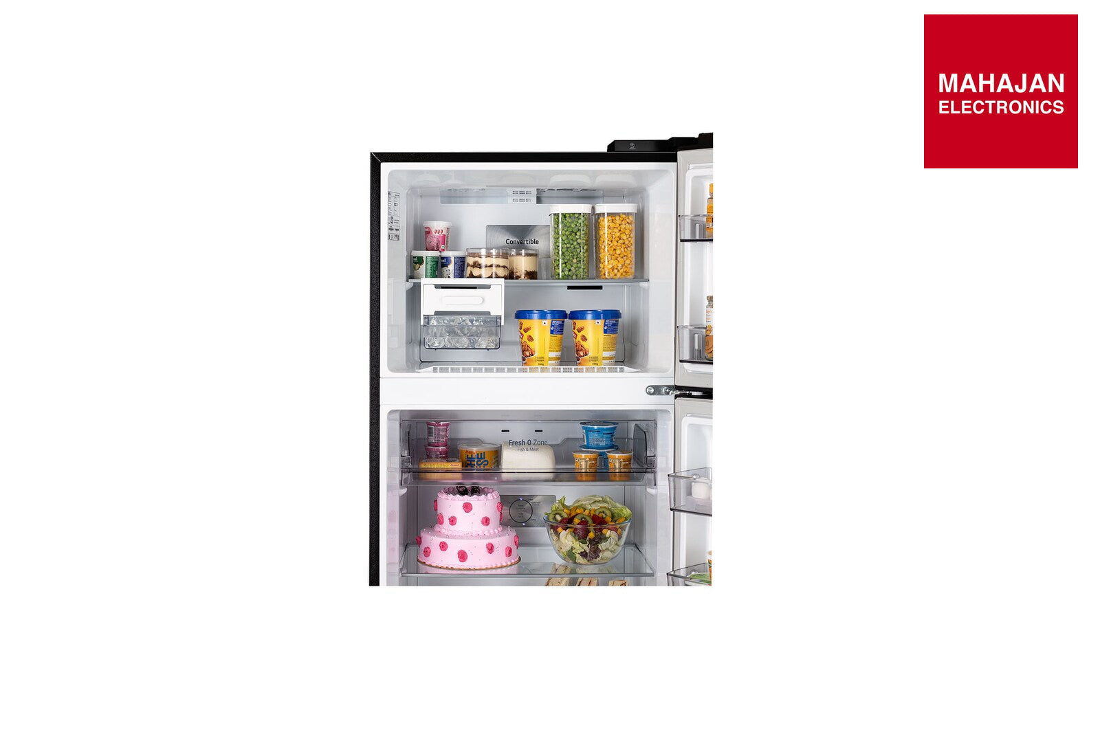 LG GLT3826SNMC 380L 2 Star Frost Free Double Door Refrigerator (Smart Inverter Compressor, Convertible – Mahajan Electronics Online.