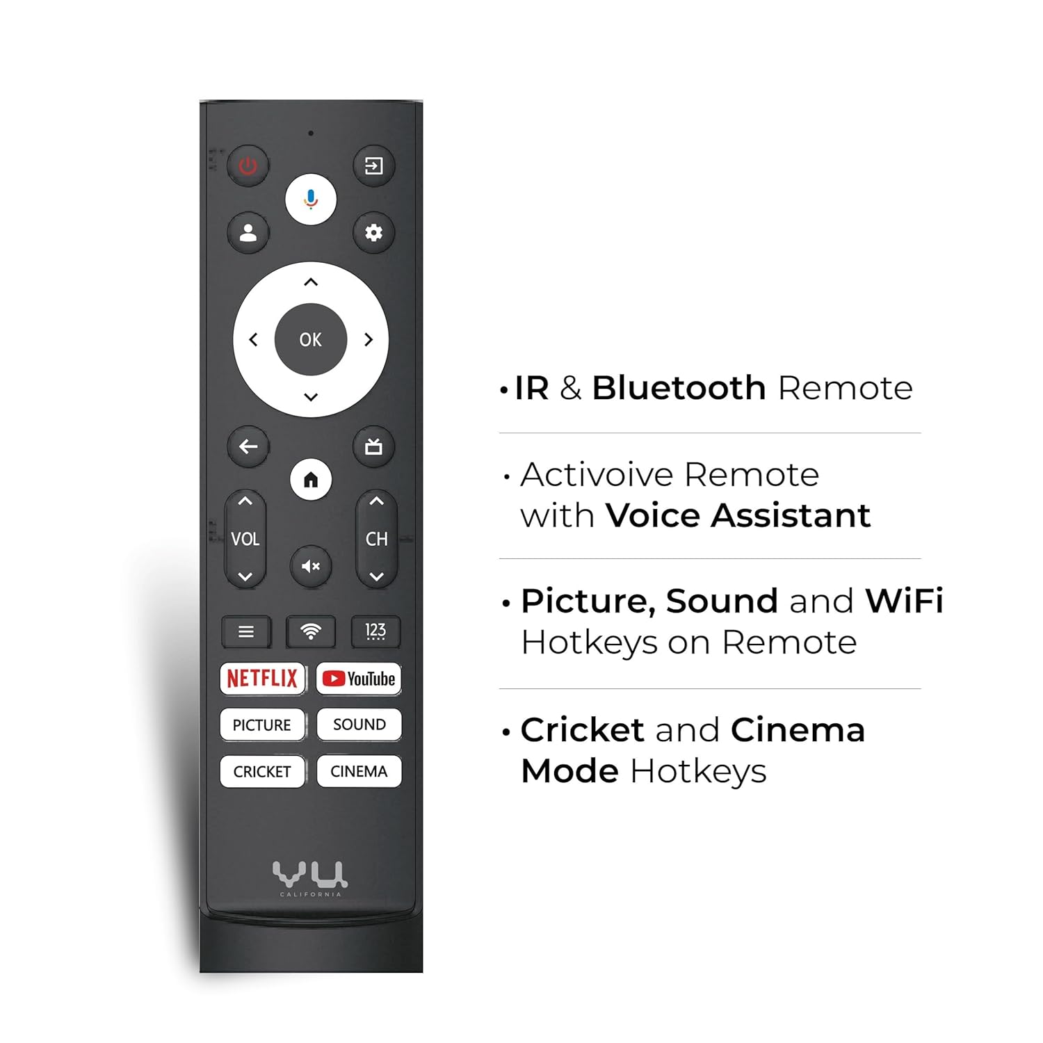 Vu 75GLOQLED25 189cm (75 inches) GloQLED Series 4K QLED Smart Google TV Mahajan Electronics Online