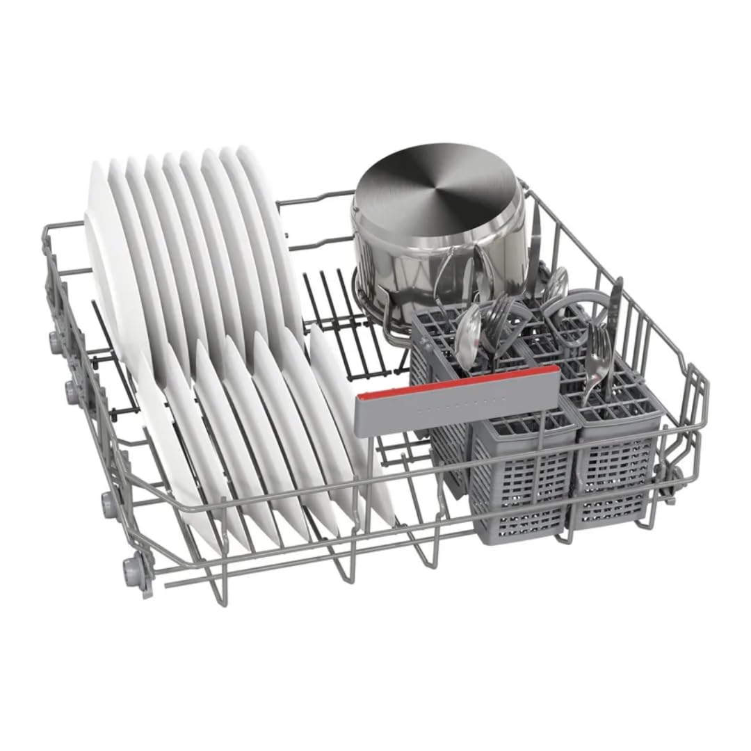 Bosch 14 Place Settings Dishwasher (SMS6IKW01I, Free-Standing, 60 cm, White, Home Connect, EcoSilence Drive, Intensive Kadhai Wash, Inverter Motor) Mahajan Electronics Online