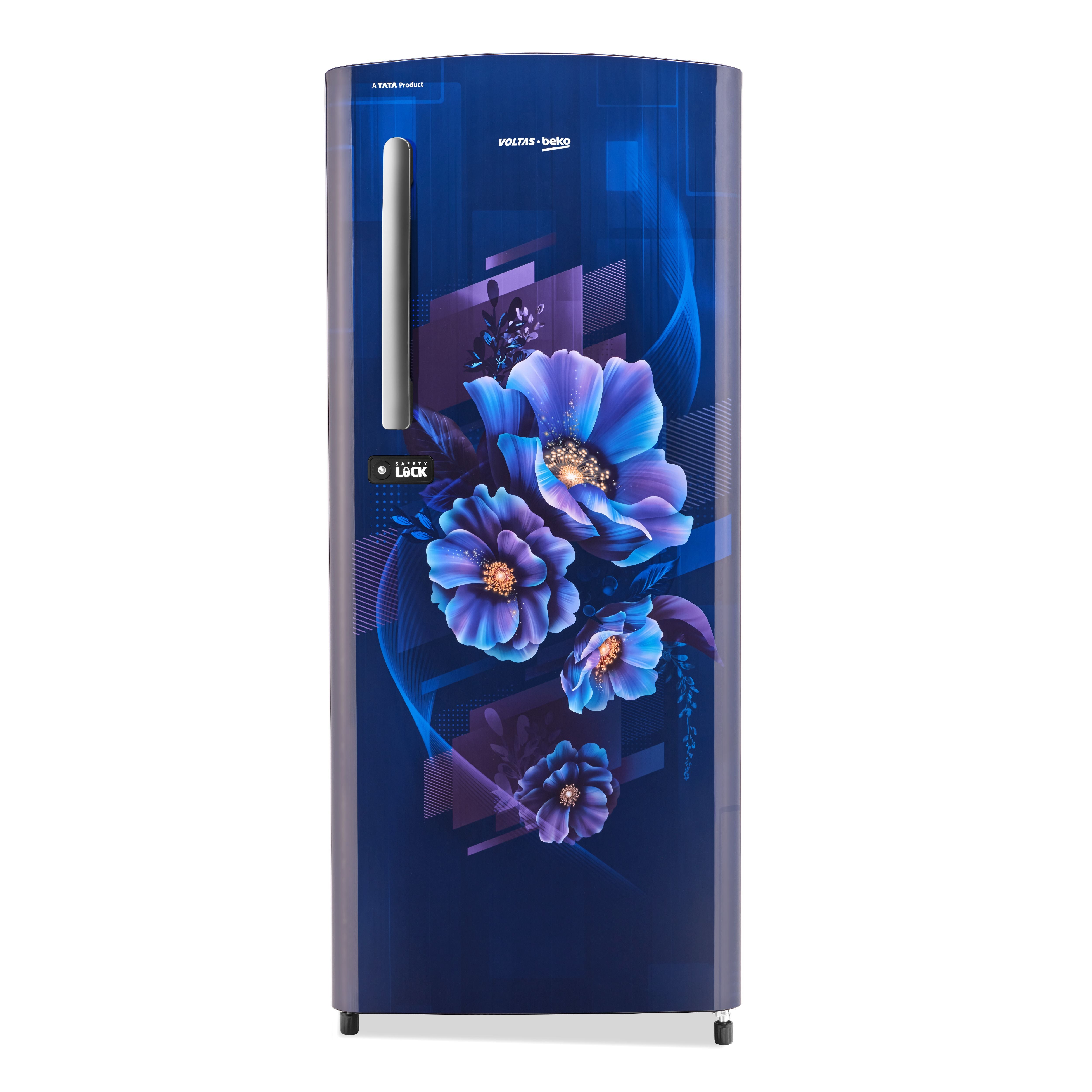 Voltas Beko RDC245C/W0BBE0M000UGD 210 L 3 Star Single Door Refrigerator Dahlia Blue, | Direct Cool | Fresh Box Technology | Energy Efficient (Copy) mahajan electronics