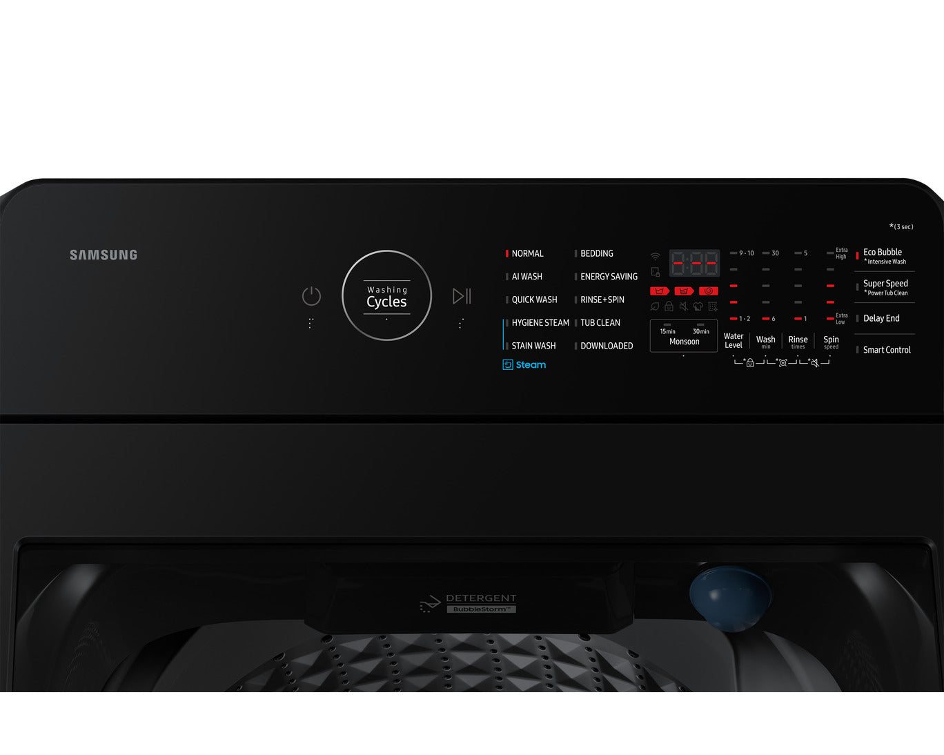 Samsung WA80F10B3B 10.0 kg Top Load Washing Machine with AI Wash and Heater Mahajan Electronics Online