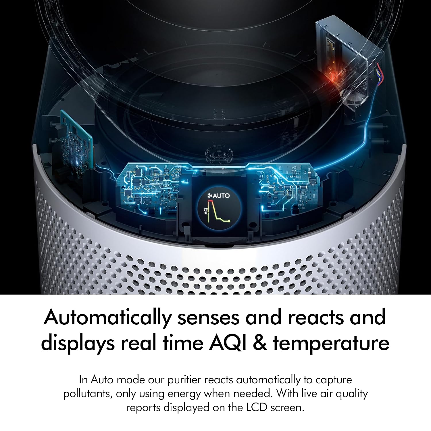 Dyson Air Purifier Hot+Cool HP11 | 3 in 1- Heater, fan & purifier | Removes 99.95% of allergens & pollutants PM 0.1 | Control via remote, App, voice assistants | 2 Year Warranty Dyson