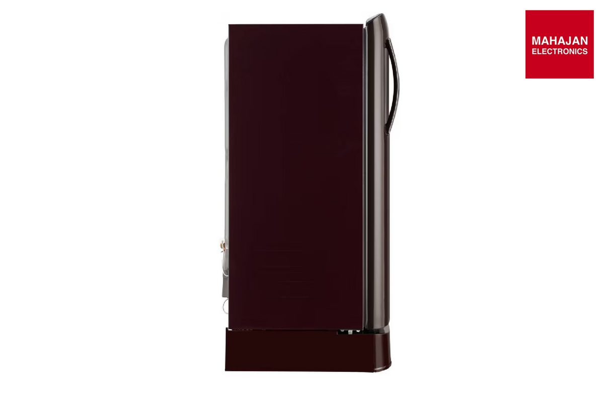 LG GLD1946ZASL 185 L Single Door Refrigerator, Base Stand Drawer, Chiller Tray, Scarlet Lotus, 4 Star – Mahajan Electronics Online.