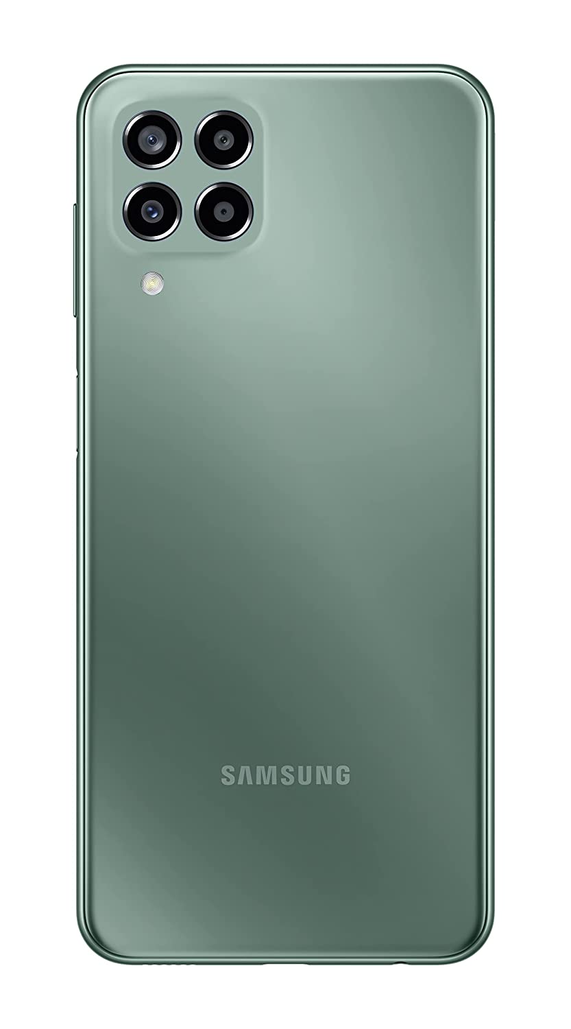 Samsung Galaxy M33 5G (Mystique Green, 8GB, 128GB Storage) | 6000mAh Battery | Upto 16GB RAM with RAM Plus | Without Charger - Mahajan Electronics Online