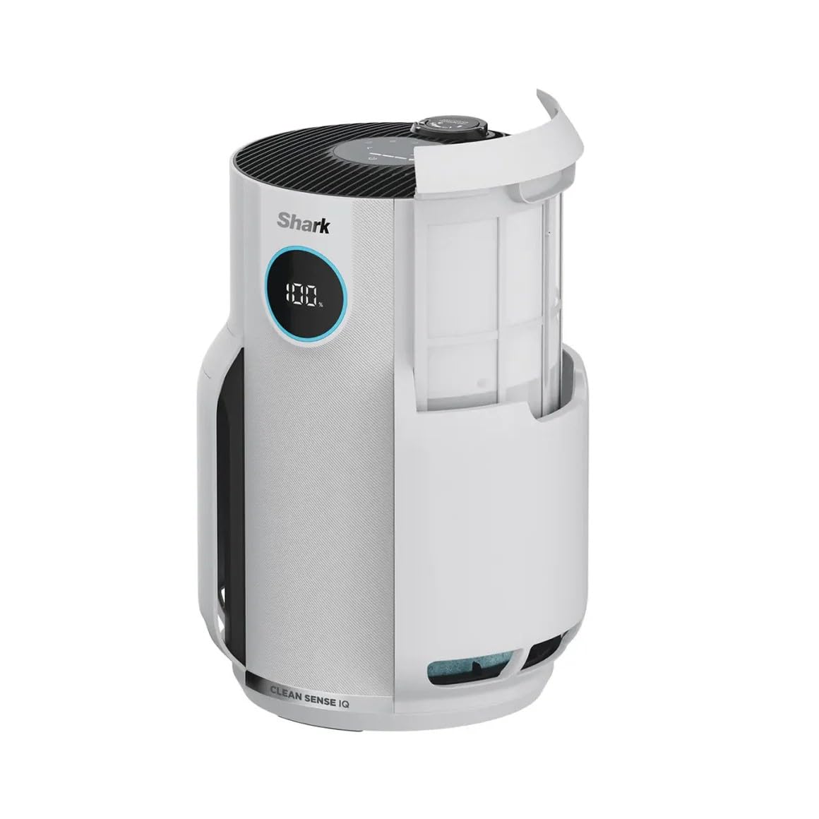 Shark HP150EU NeverChange Up to 5 Years Air Purifier for Home, Bedroom, Space Coverage 60m2, 5-Year HEPA Filter Catches 99.97% of Allergens, Pollen, Pet Chips, Silent LED Display, White Mahajan Electronics Online