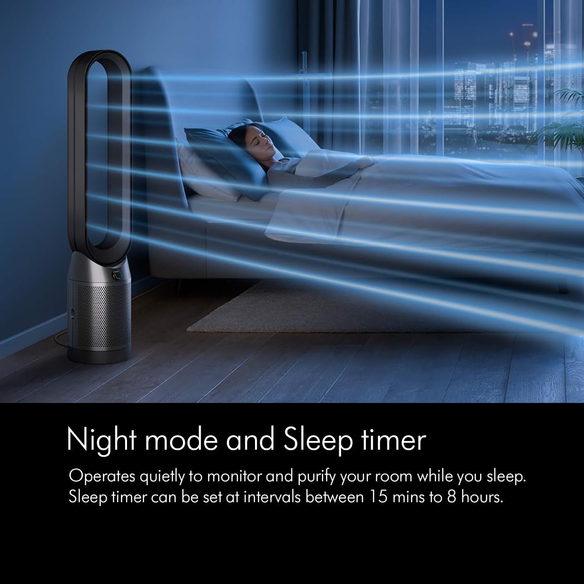 Dyson Air Purifier Cool PC1 | Removes 99.95% of allergens & pollutants as small as PM 0.1 Auto, Sleep and Night modes | Control via remote, App, compatible voice assistants | 2 Year Warranty Mahajan Electronics Online