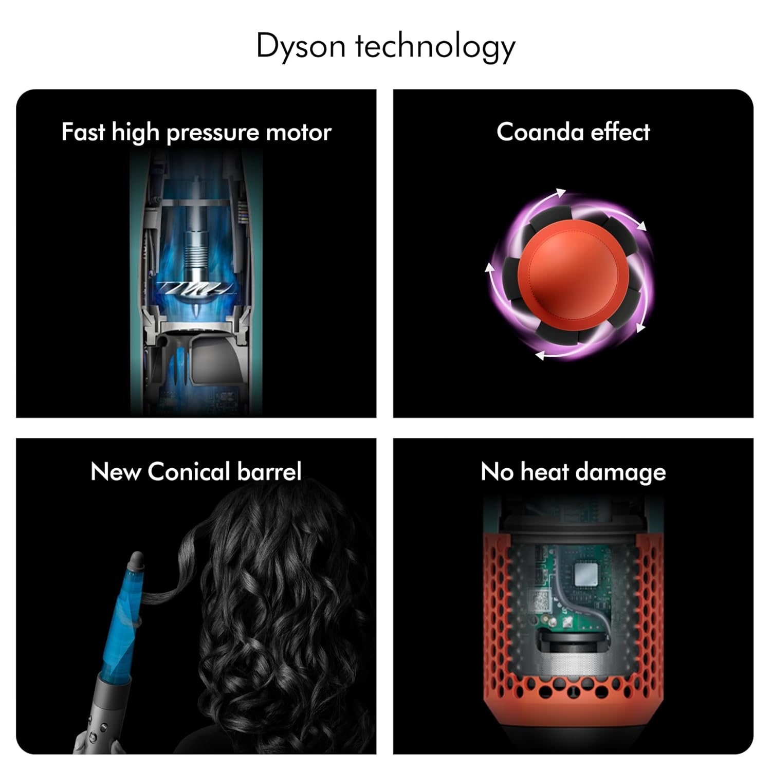 Dyson Airwrap I.D. 6-In-1 Multi-Styler | Styles Without Heat Damage| 7 Styling Settings|3 Speed & 3 Heat Settings|Cold Shot| Enhanced Coanda Airflow| 2 Yr Warranty,1300 Watts (Ceramic Pink & Rose Gold) (HS 08 CPRG IN) Mahajan Electronics Online