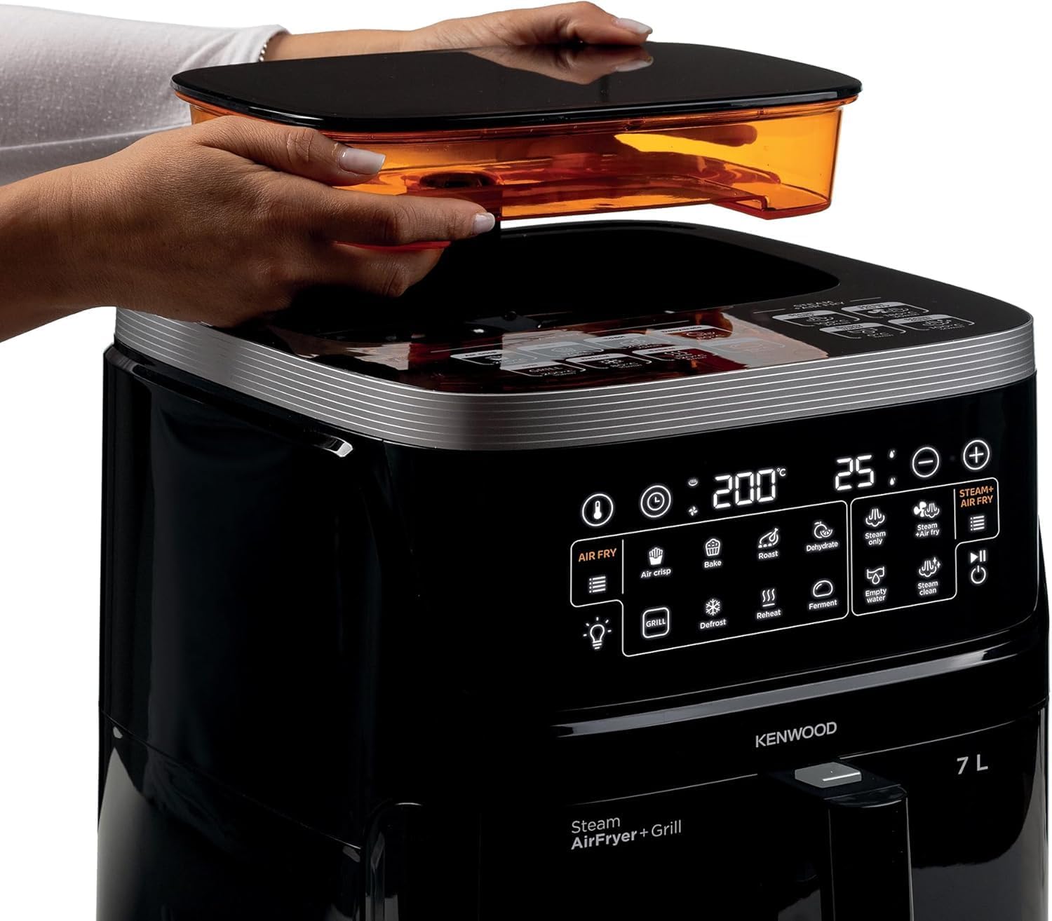 Kenwood HFS92.000BK 3-in-1 Air Fryer and Steamer with Window, 7 Liter Capacity Mahajan Electronics Online