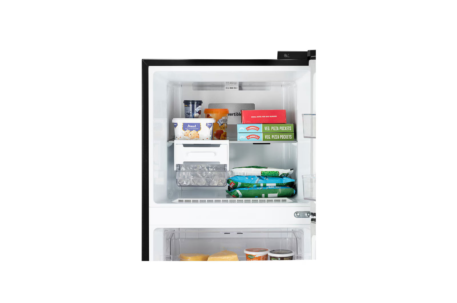 LG GL-S382SBMY 343L Double Door Refrigerator, Convertible, Smart Diagnosis™, Black Mirror Finish, 2 Star Mahajan Electronics Online