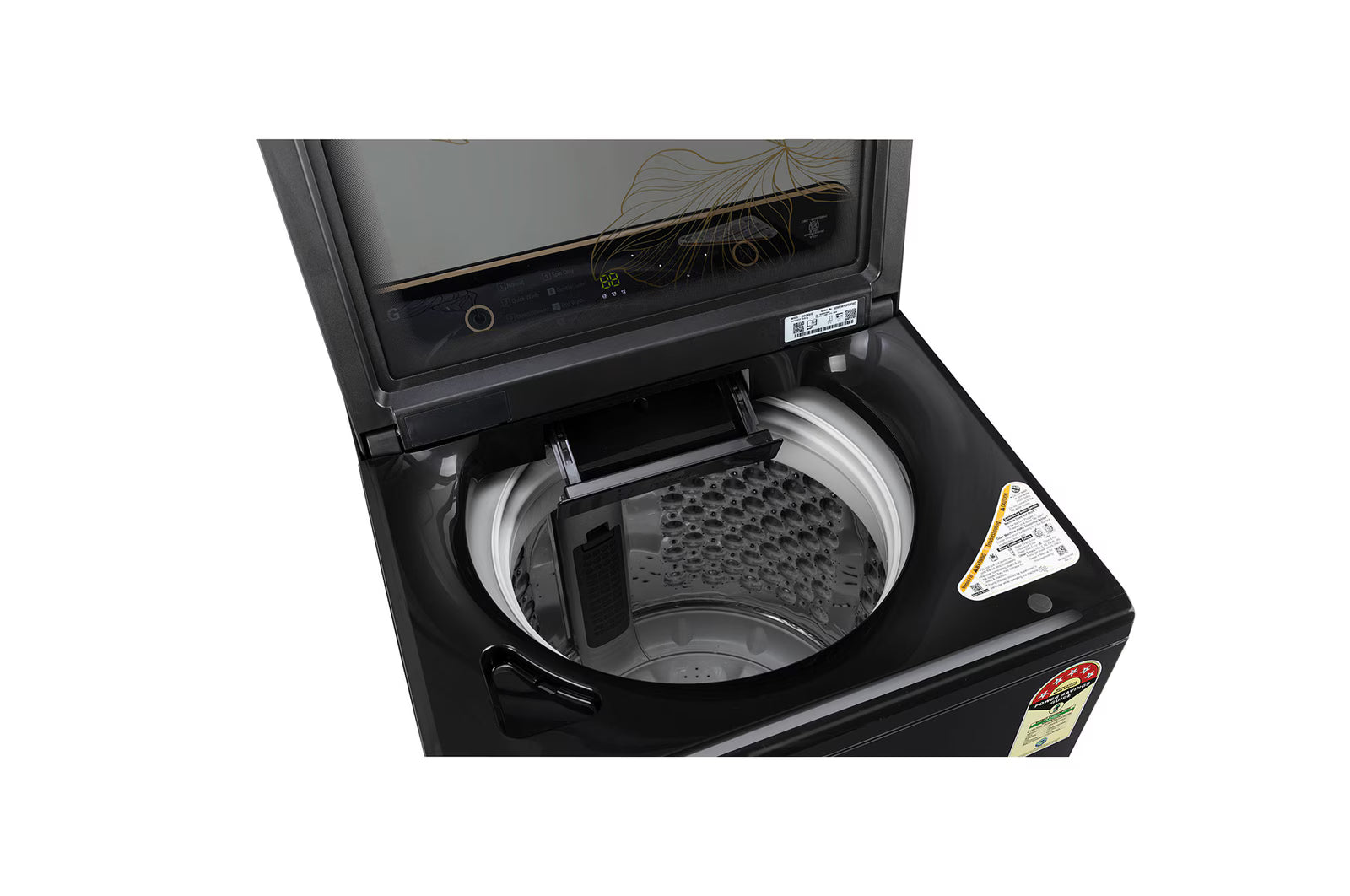 LG T90KMOB1Z 9Kg Top Load Washing Machine, Hard Water Wash, Onyx Black, 5 Star 2025 Mahajan Electronics Online