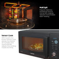 Samsung MC28A5145VR/TL 28L Convection Microwave Oven ( Black & Pattern) Mahajan Electronics Online