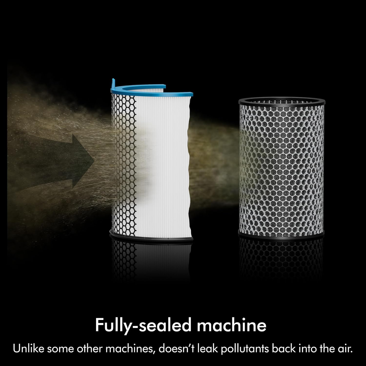 Dyson Hushjet Purifier Compact-HJ10 | Removes 99.97% of pollutants as small as PM 0.3 | Up to 5 year Electrostatic filter life | Max coverage up to 1076 sq. ft. | Auto and Night modes | 2 Yr Warranty mahajan electronics online