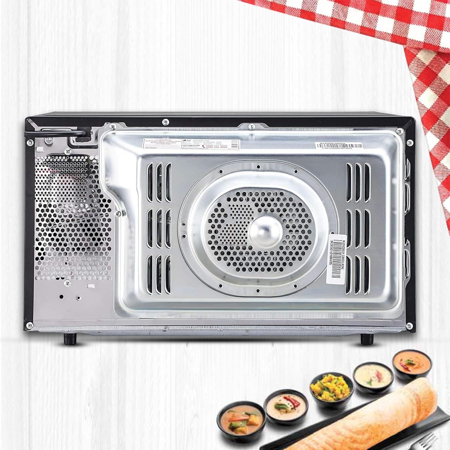 LG MJEN326UHWF 32 L Charcoal Convection Healthy Heart Microwave Oven ( Black) Mahajan Electronics Online