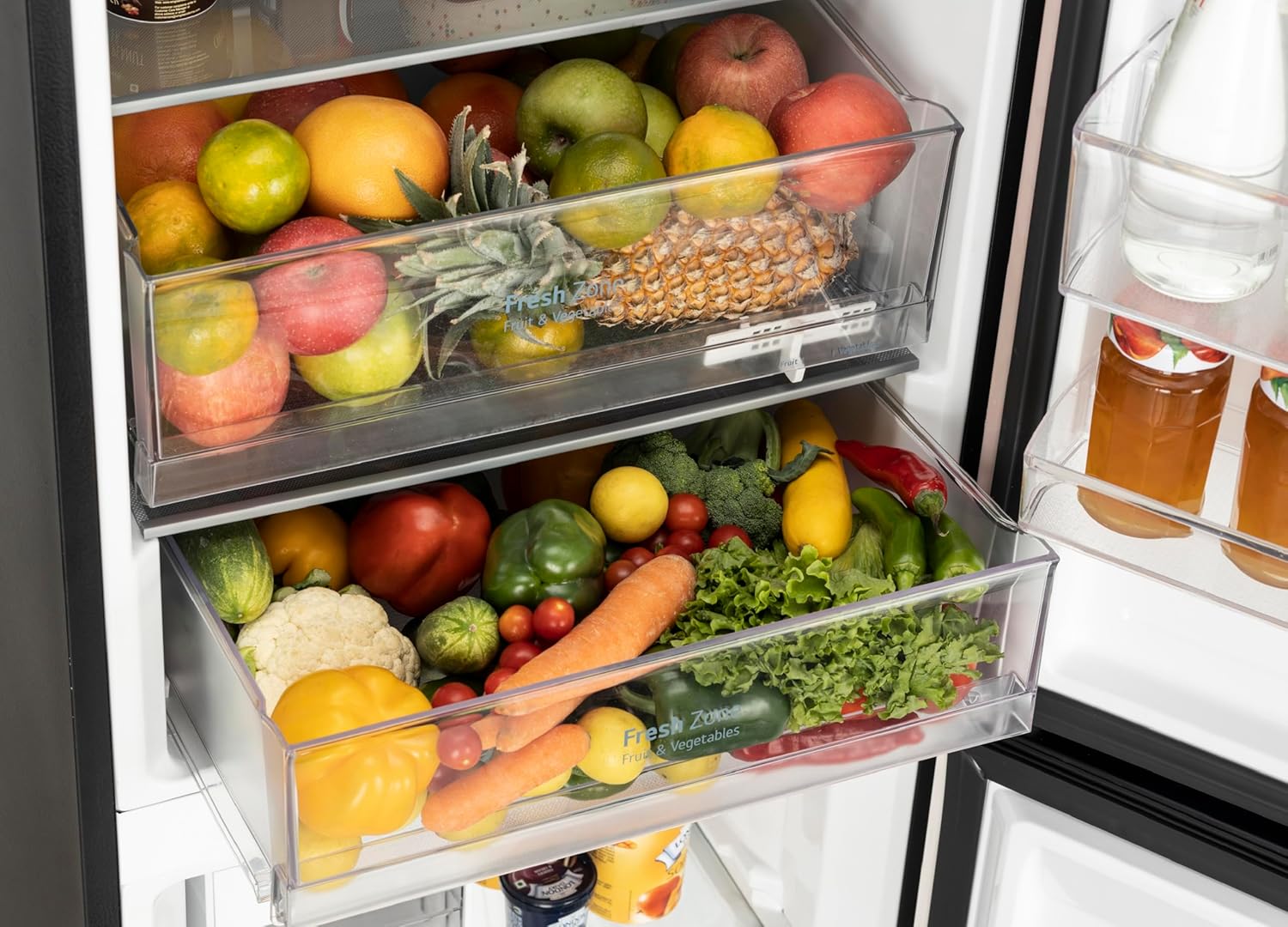 LG GL-B382FPTX 340 L,3 Star,Frost Free,Double Door,Smart Inverter Compressor,Bottom Freezer Refrigerator with DoorCooling+, AI ThinQ,Wi-Fi Convertible (Pink Tango, Express Freeze,Full Wine Rack) Mahajan Electronics Online