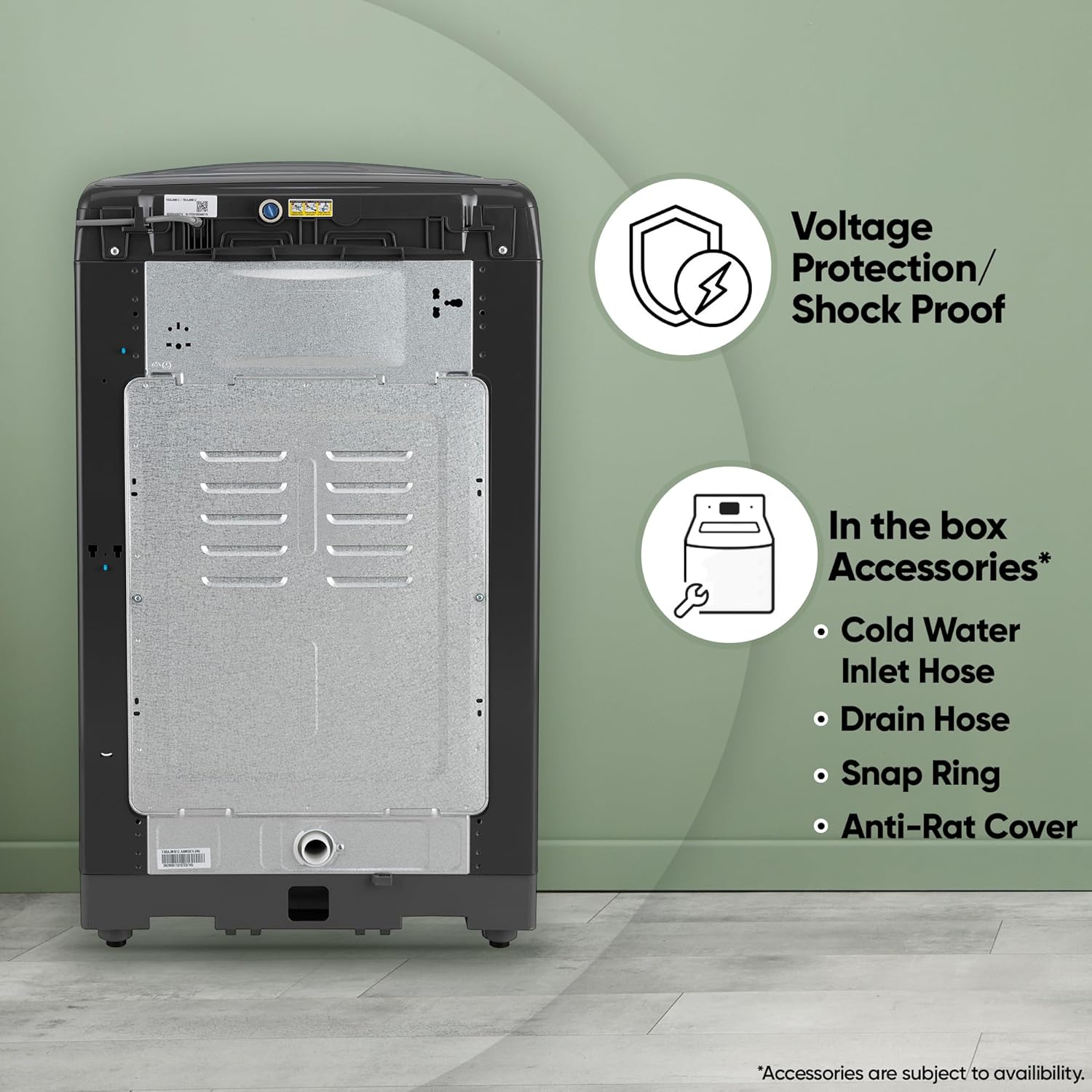 LG T75VBMB1S 7.5 Kg 5 Star Smart Inverter Technology Fully Automatic Top Load Washing Machine Mahajan Electronics Online