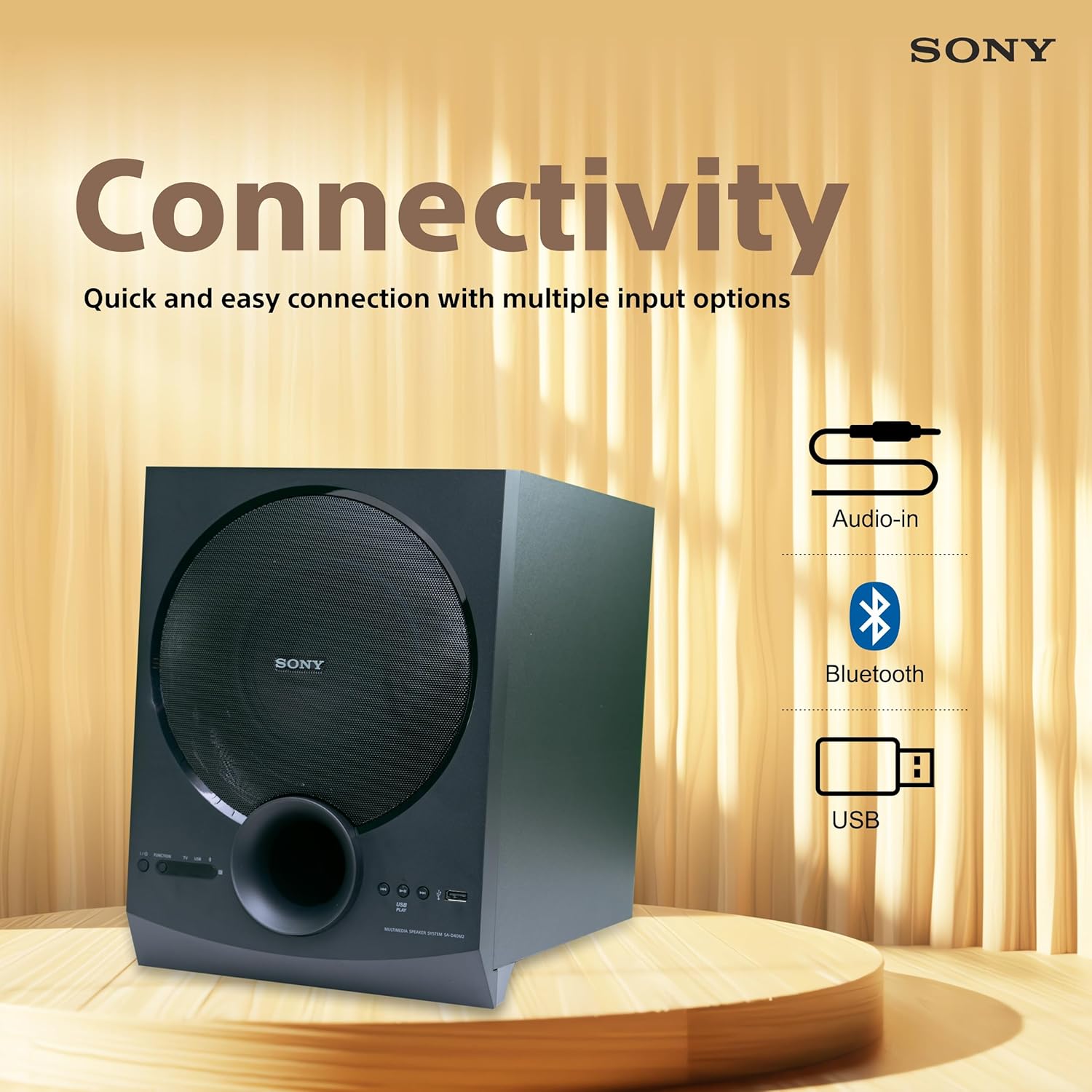 Sony New SA-D40M2 4.1ch Home Theatre Speaker with 100W Mahajan Electronics online