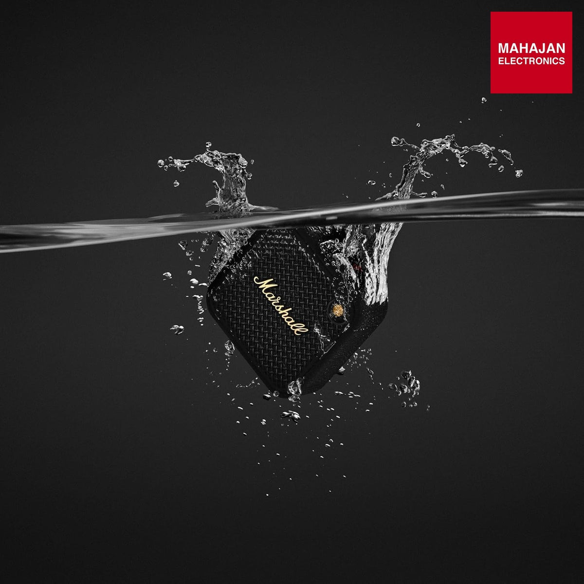 Marshall Willen II Portable Bluetooth Speaker with 17+ Hours of Portable Playtime, Dust & Waterproof (IP67) - Black & Brass – Mahajan Electronics Online.
