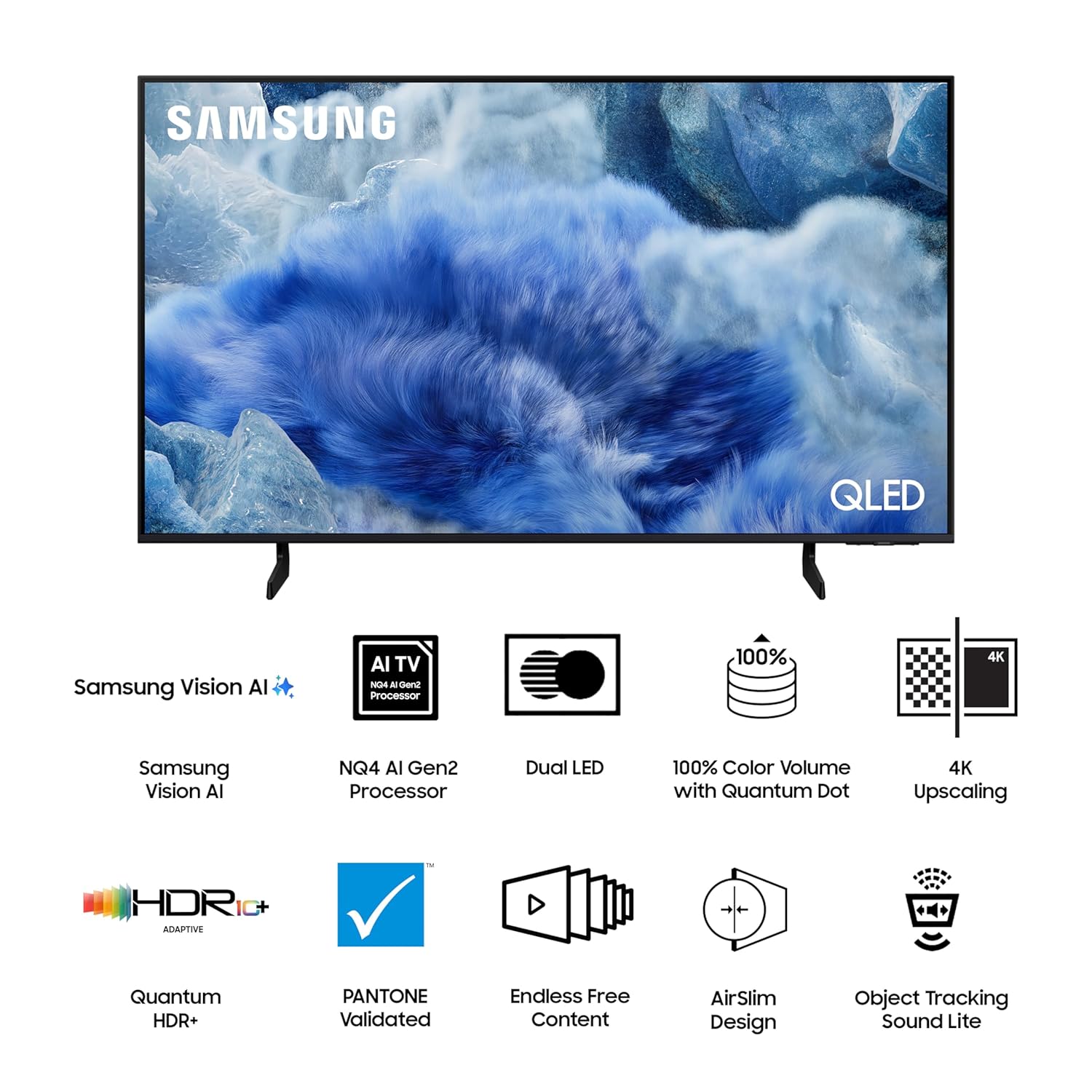 Samsung QA65Q8FAAULXL 138 cm (65 inches) 4K Ultra HD QLED Smart TV (Black) Mahajan Electronics Online