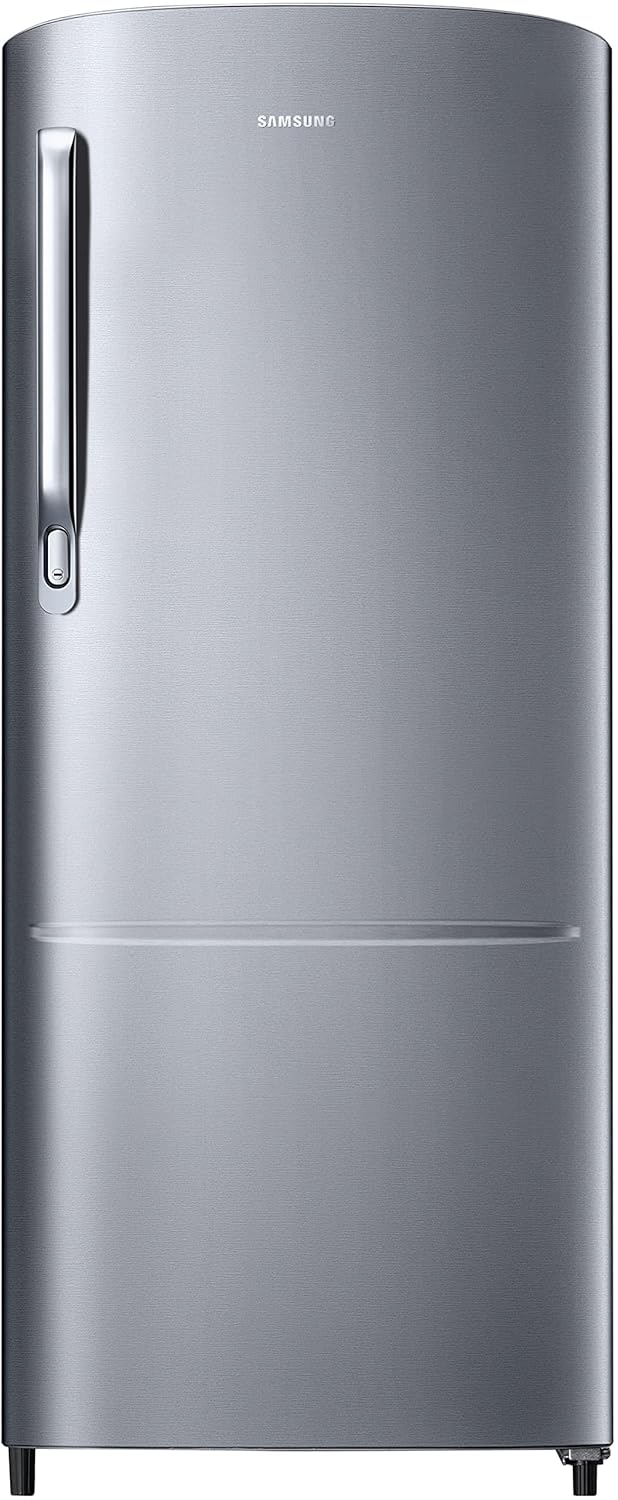 Samsung RR20C2712S8/NL 183 L, 2 Star, Digital Inverter, Direct-Cool Single Door Refrigerator (, Silver, Elegant Inox) Samsung online mahajan electronics
