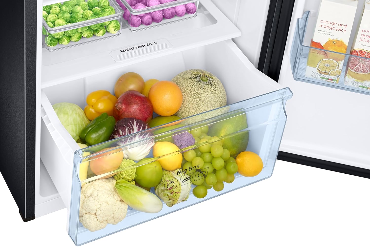 Samsung RT31H4522BX/HL301 L, 2 Star, Convertible 5-in-1 Digital Inverter with Display Frost Free Double Door Refrigerator ( Luxe Black, 2026 Model) Mahajan Electronics Online