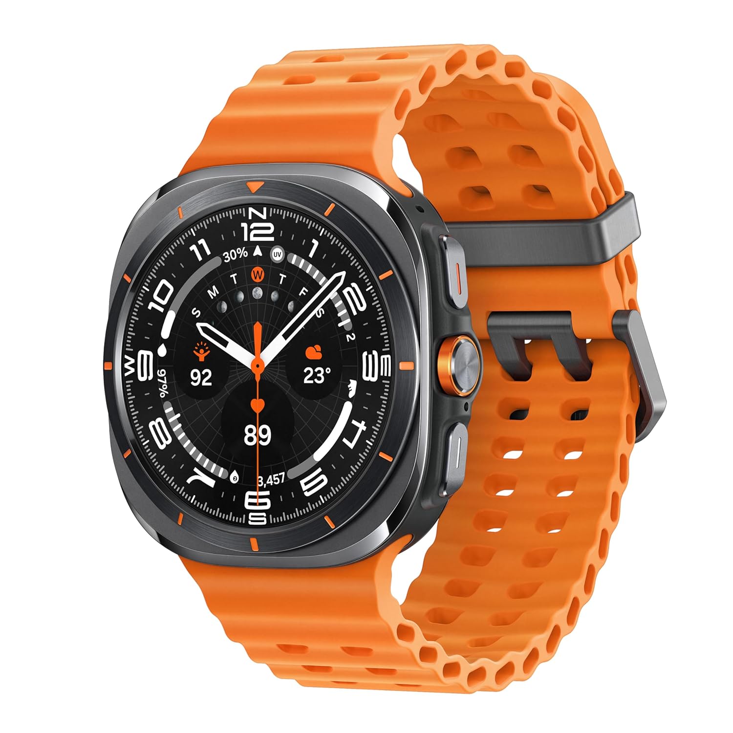 Samsung Galaxy Watch Ultra (47mm, LTE, Gray) with Upto 100h battery | 3nm Processor | Dual GPS | Quick Button/Siren Mahajan Electronics Online
