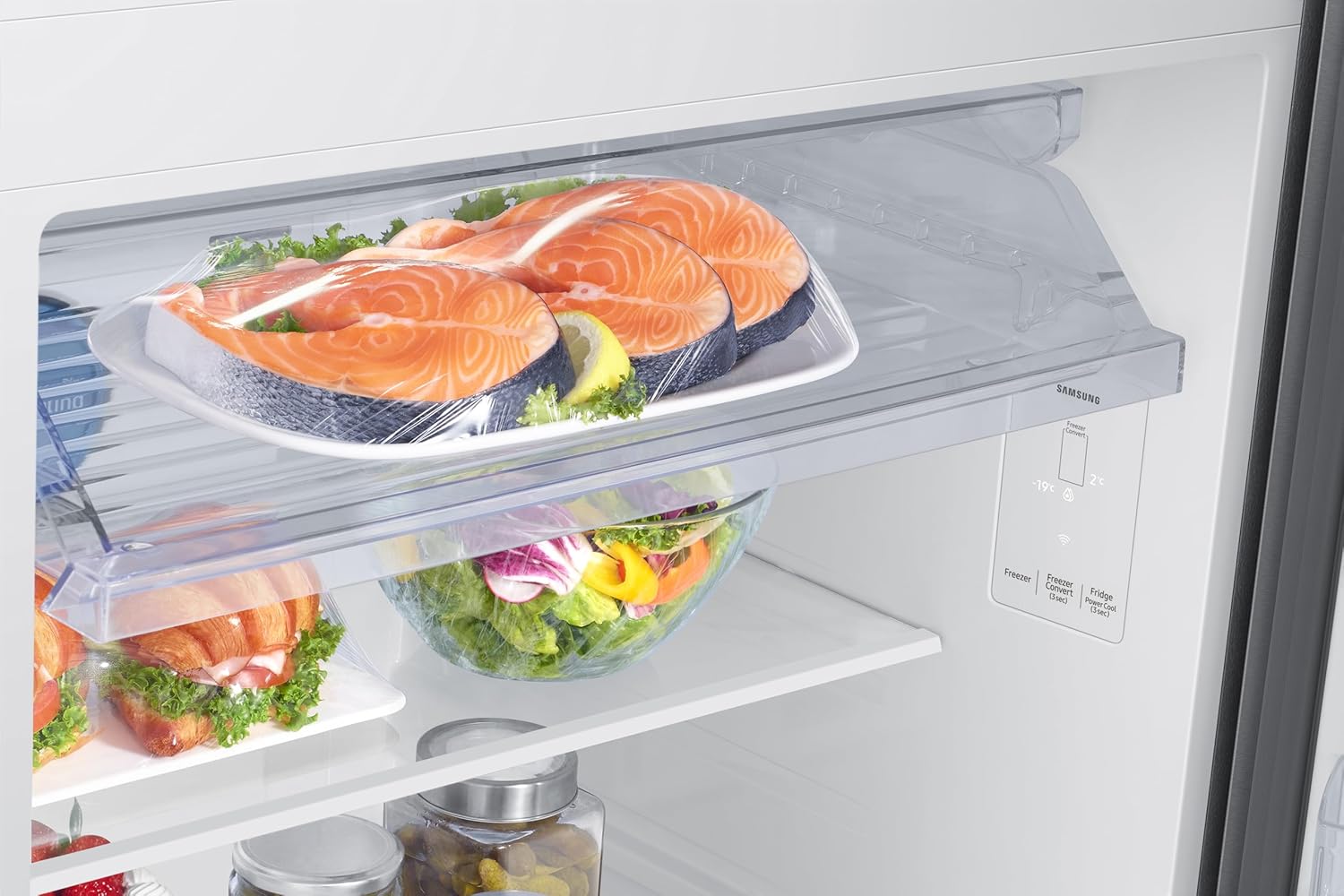 Samsung RT45HG6A43BXHL 419 L, 3 Star, Convertible 5-in-1, Digital Inverter, Frost Free Double Door, Bespoke AI WiFi Refrigerator (, Luxe Black, 2026 Model) mahajan electronics online