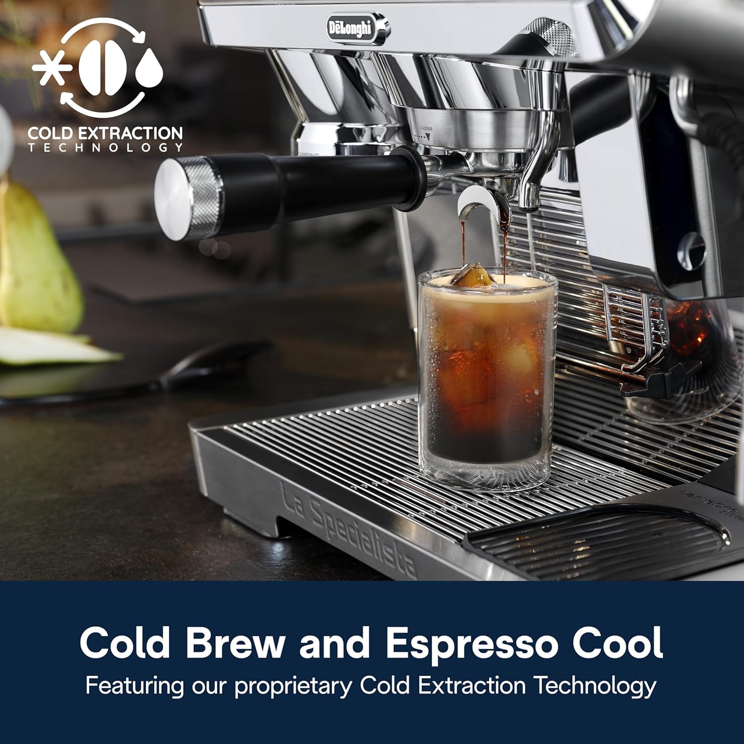 De'Longhi EC9885.M La Specialista Maestro Espresso Machine with Grinder, Auto & Manual Milk Frother – Bean-to-Cup Cold Brew Coffee with Cold Extraction Technology, Variable Temp & Tamping Tool mahajan electonics online