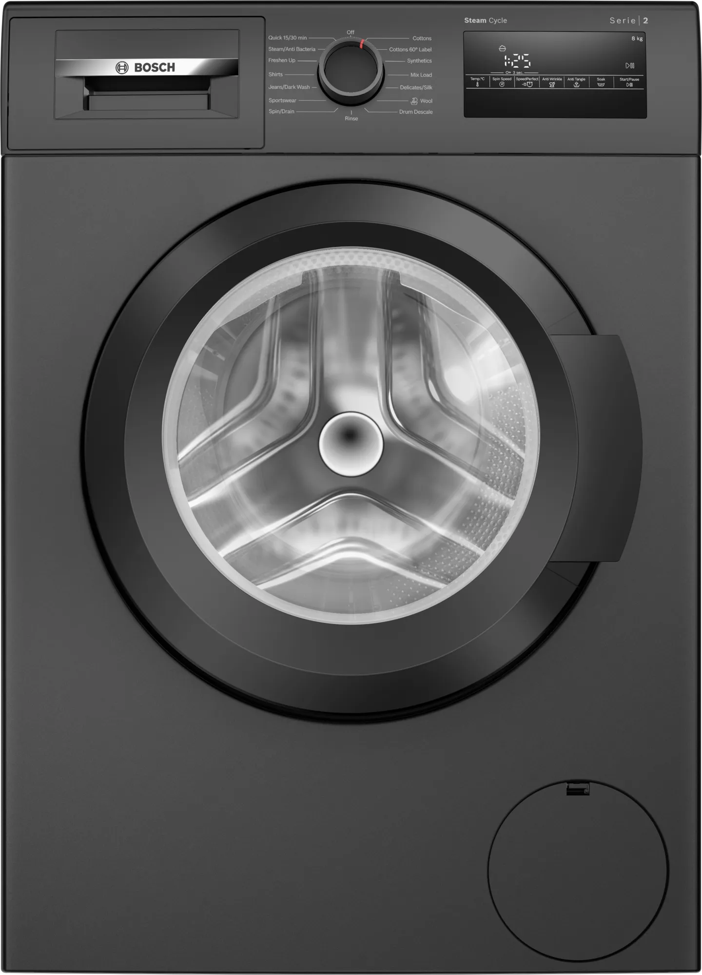 BOSCH WAJ2826DIN Series 2 washing machine, front loader 8 kg 1400 rpm Mahajan Electronics online