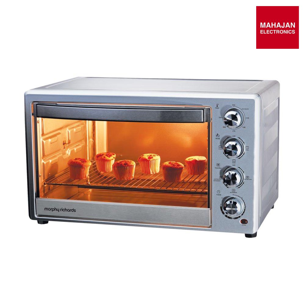 Morphy Richards 54 Litres Oven Toaster Griller with Glass Door, In-Built Dehydrate Function, 1700W Heating Element Mahajan Electronics Online