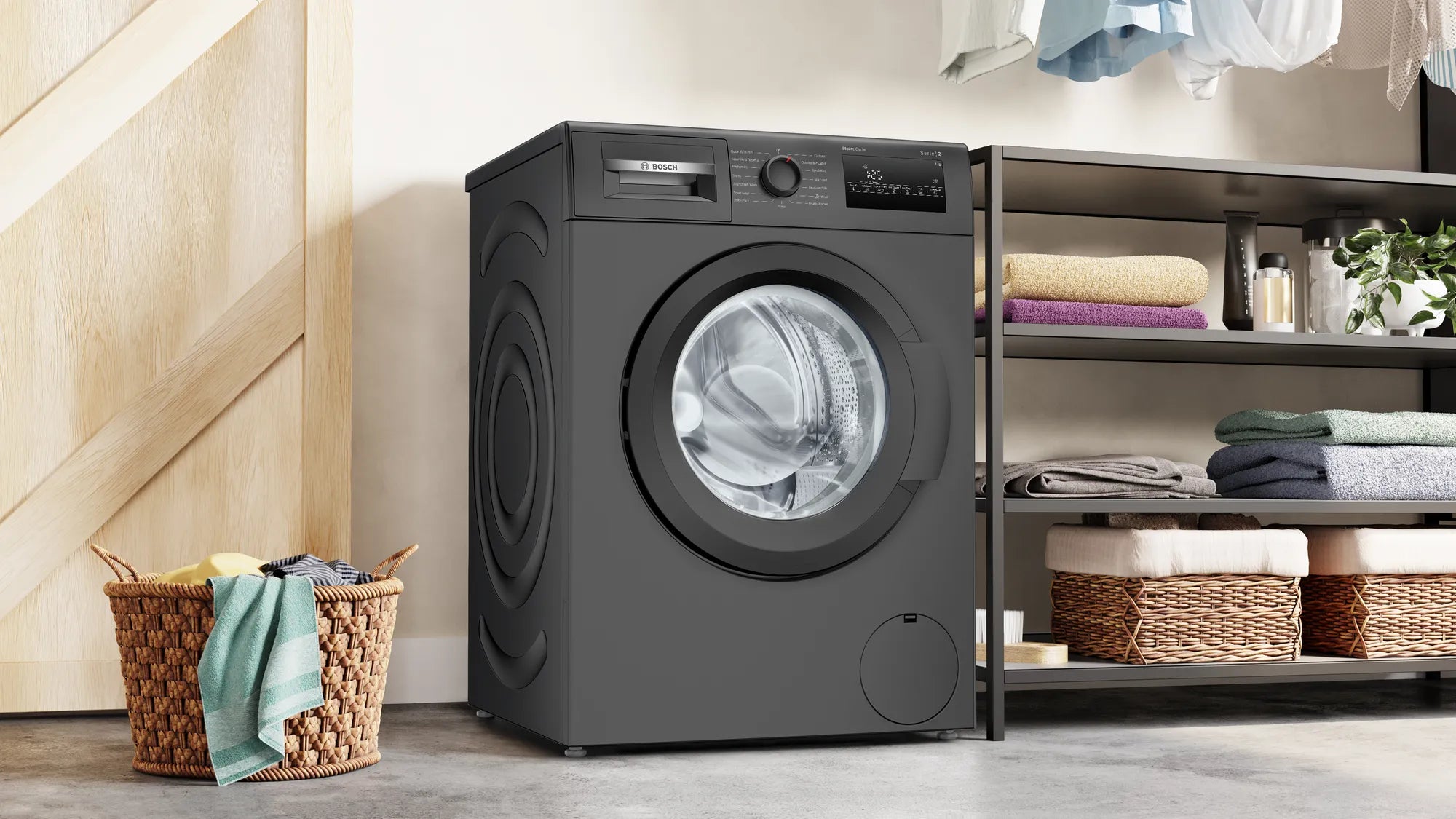 BOSCH WAJ2826DIN Series 2 washing machine, front loader 8 kg 1400 rpm Mahajan Electronics online